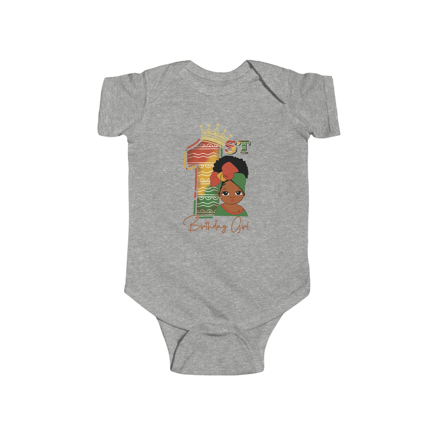 1st Juneteenth Crown Birthday Infant Bodysuit