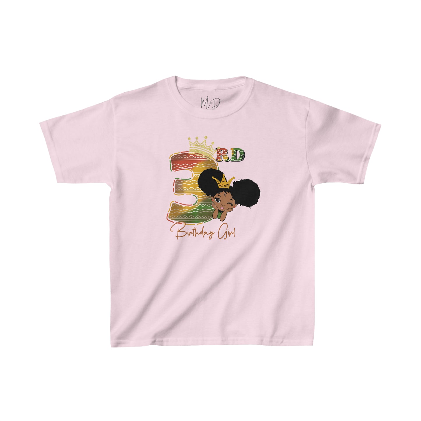 3rd Princess Birthday Girl Juneteenth T-Shirt