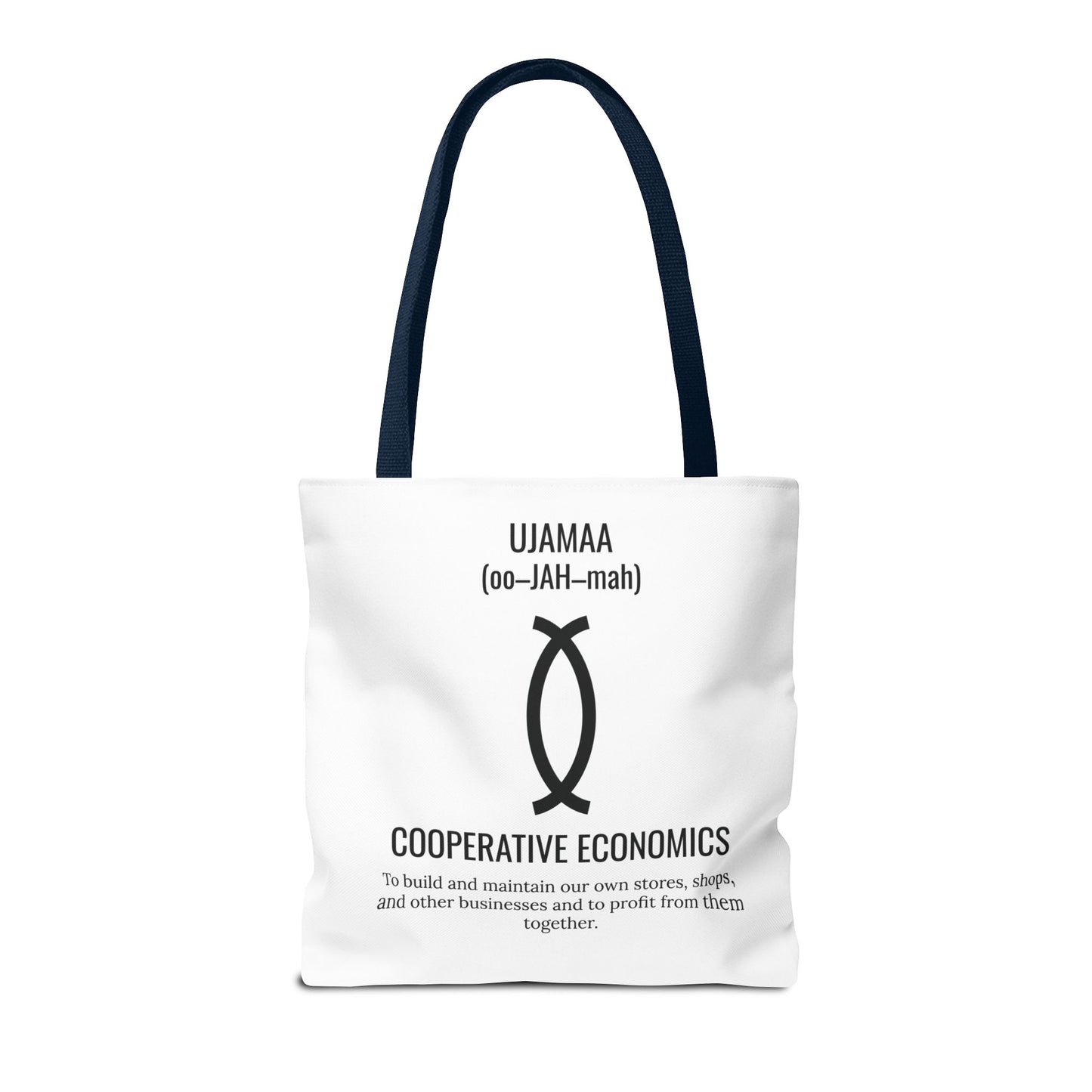 Ujamaa (Day 4) |Cooperative Economics | Tote Bag | White