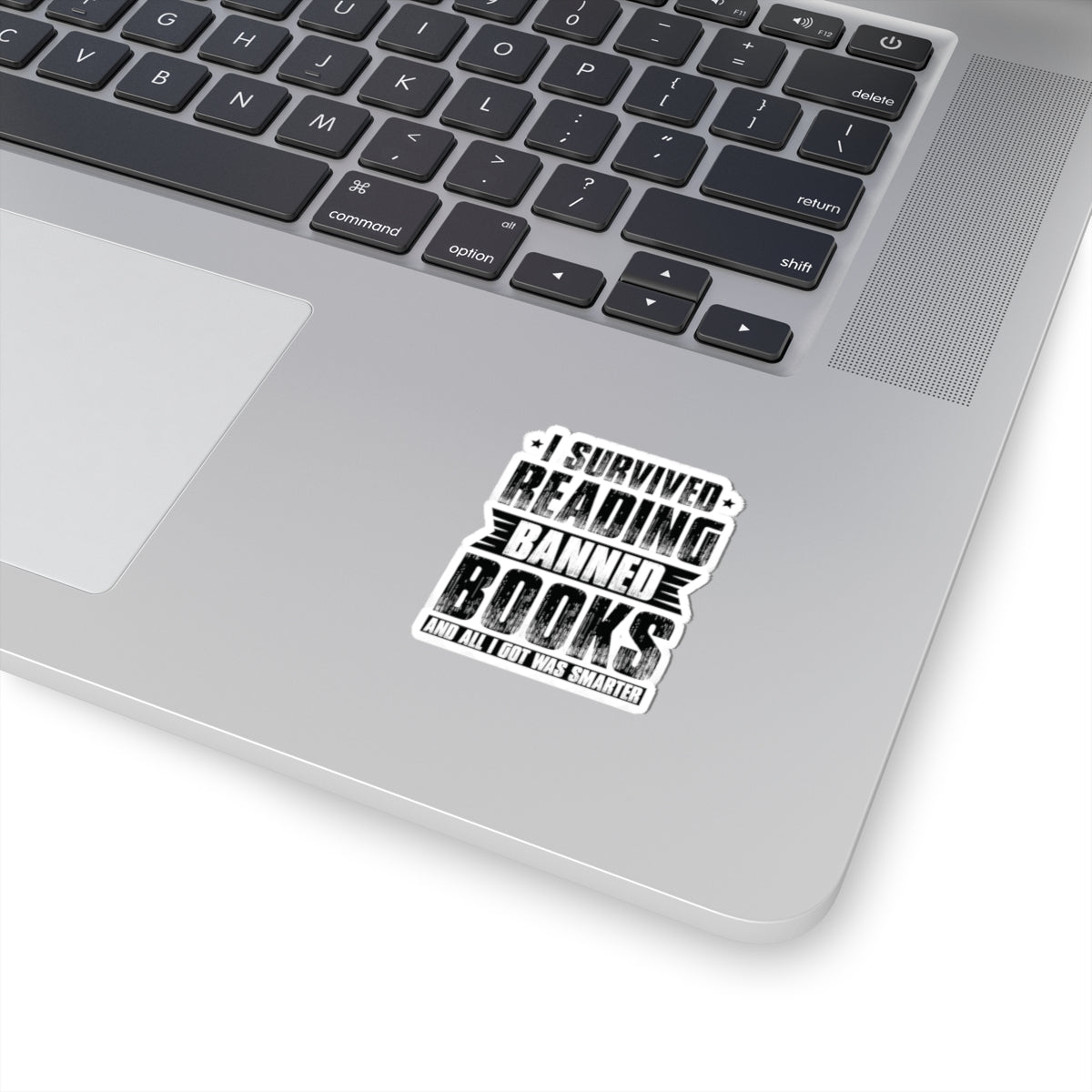 I Survived Reading Banned Books | Kriss-Cut Stickers | Black