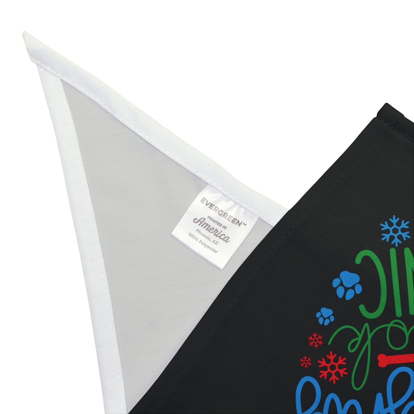 I Make Naughty Look Nice | Pet Bandana | Black