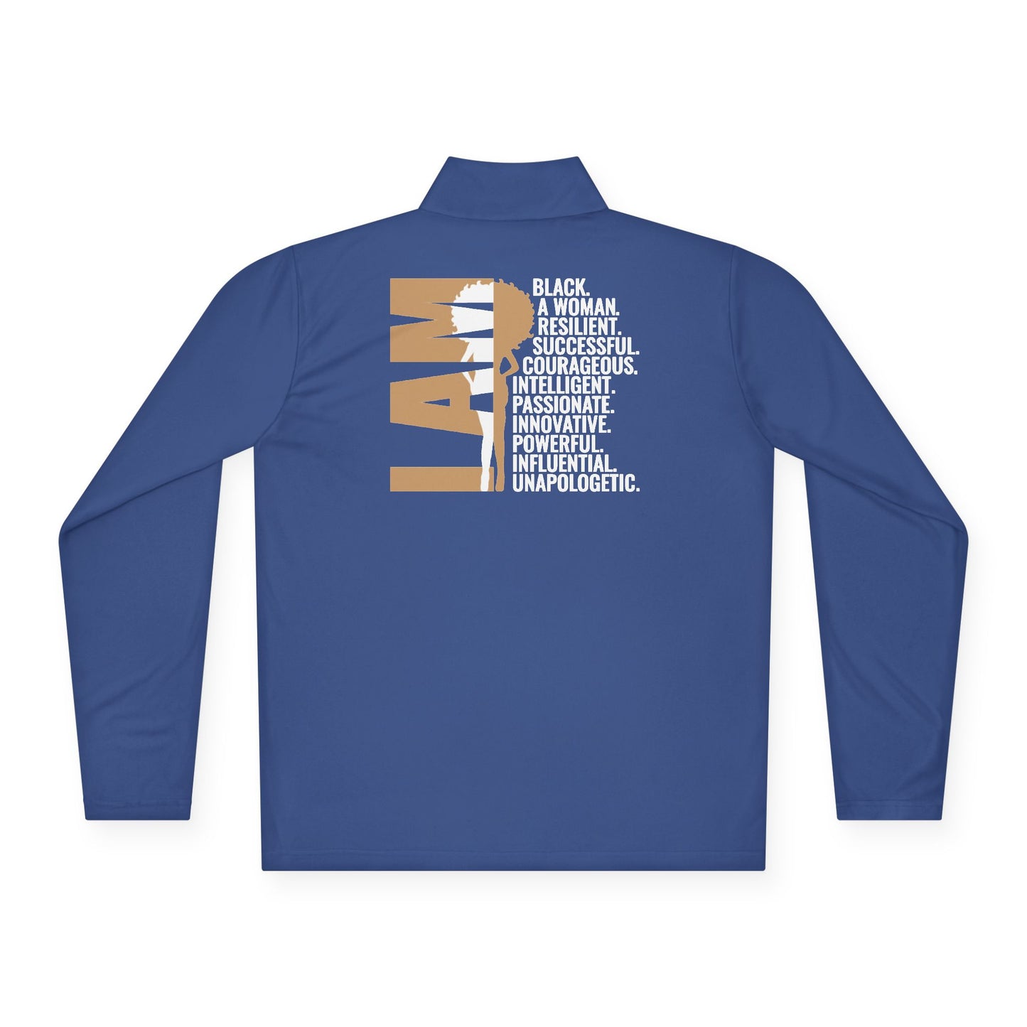 I’m Am | Version 2-SA-1| Quarter Zip Pullover| 2-Sided Print