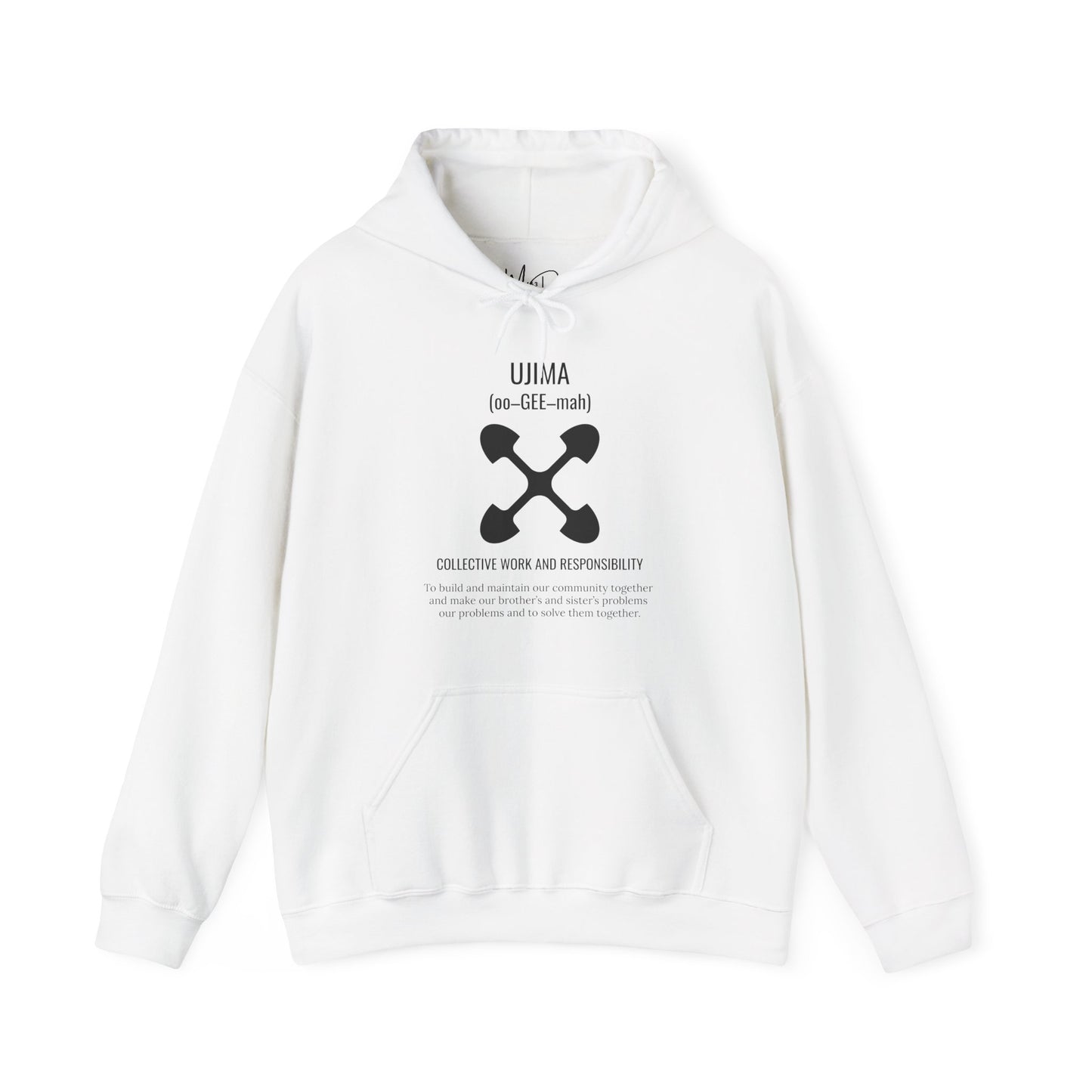 Ujima (Day 3) | Collective Work & Responsibility | Hooded Sweatshirt