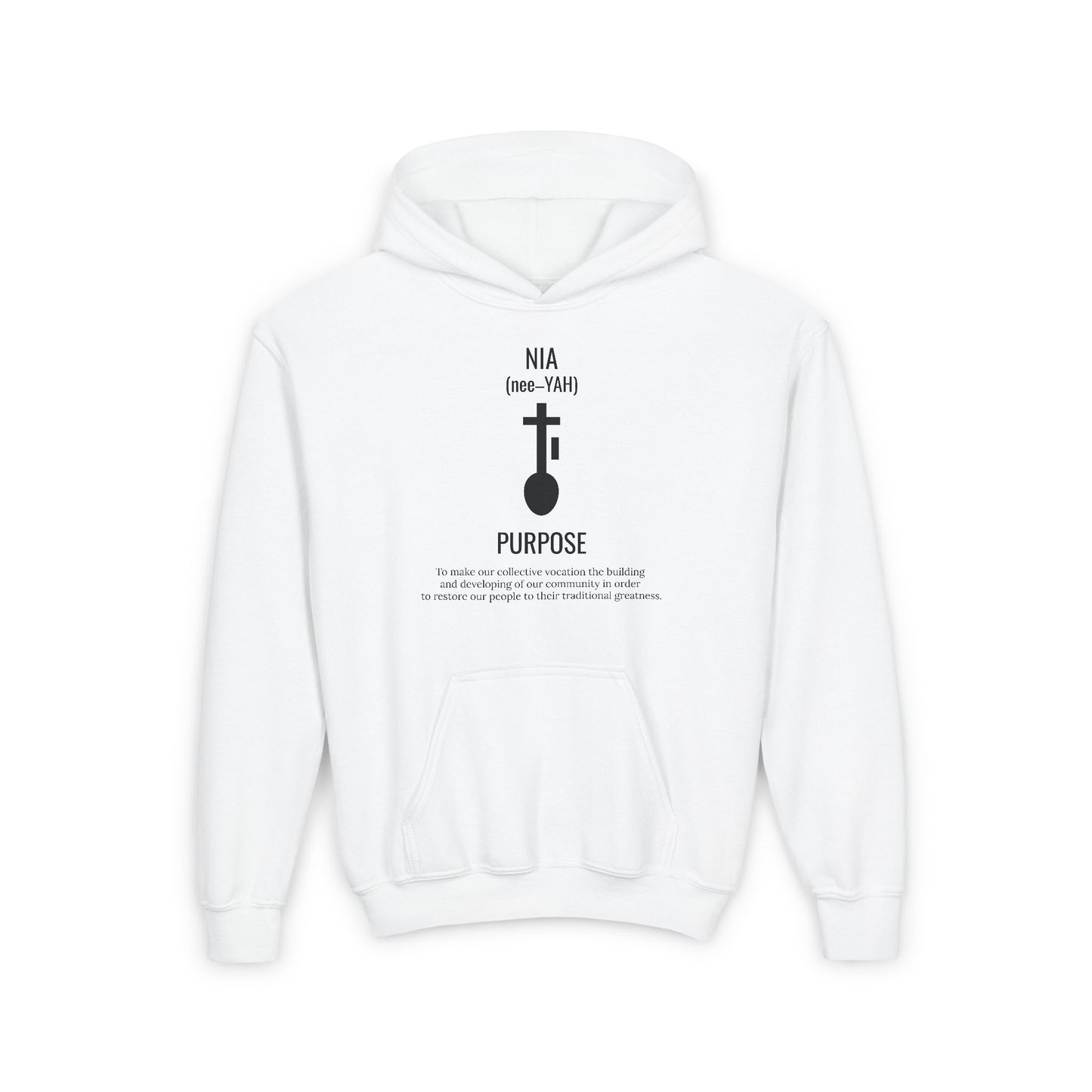 Nia (Day 5) | Purpose | Youth Hooded Sweatshirt