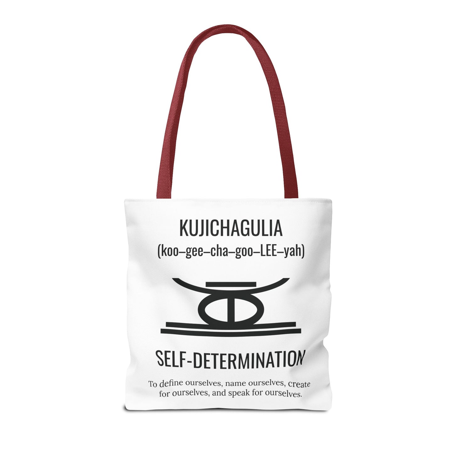Kujichagulia (Day 2) | Self Determination | Tote Bag | White