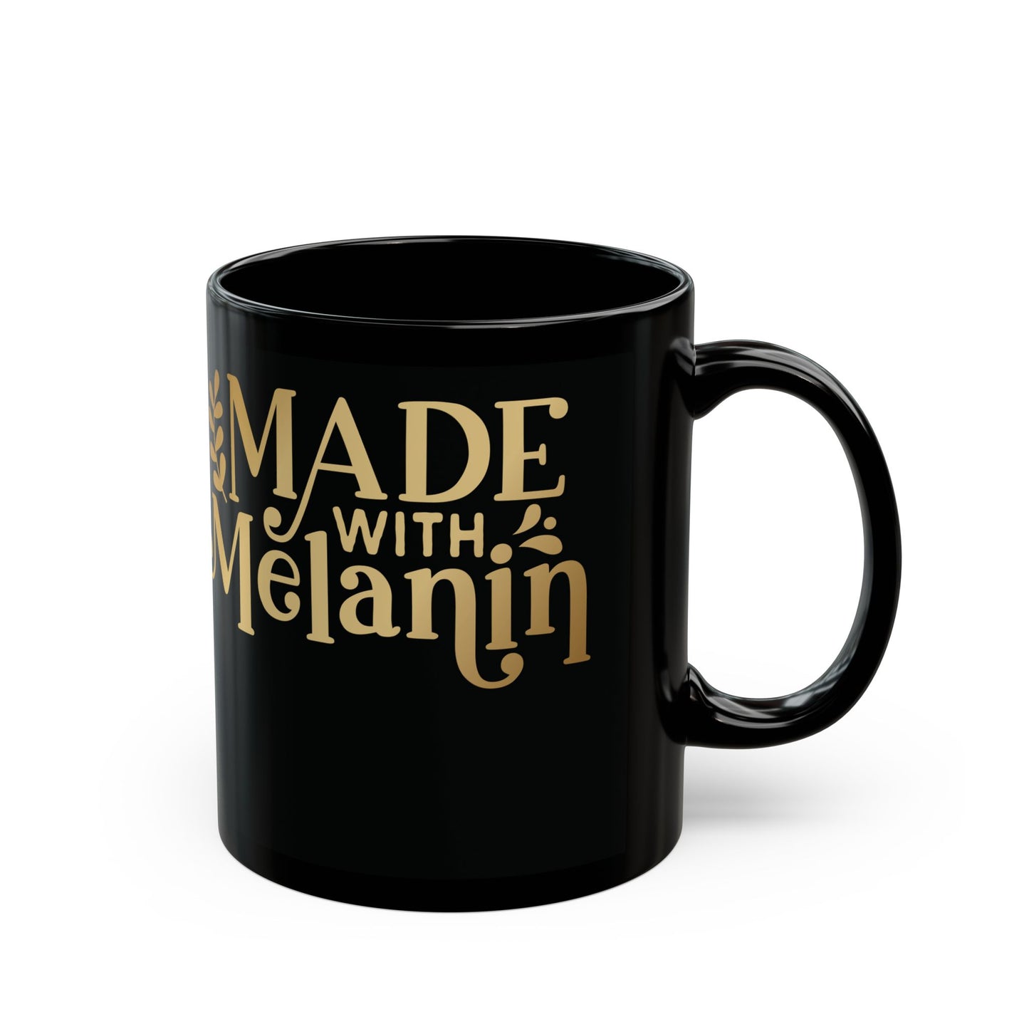 Made With Melanin | 11oz or 15 oz Mug| Black