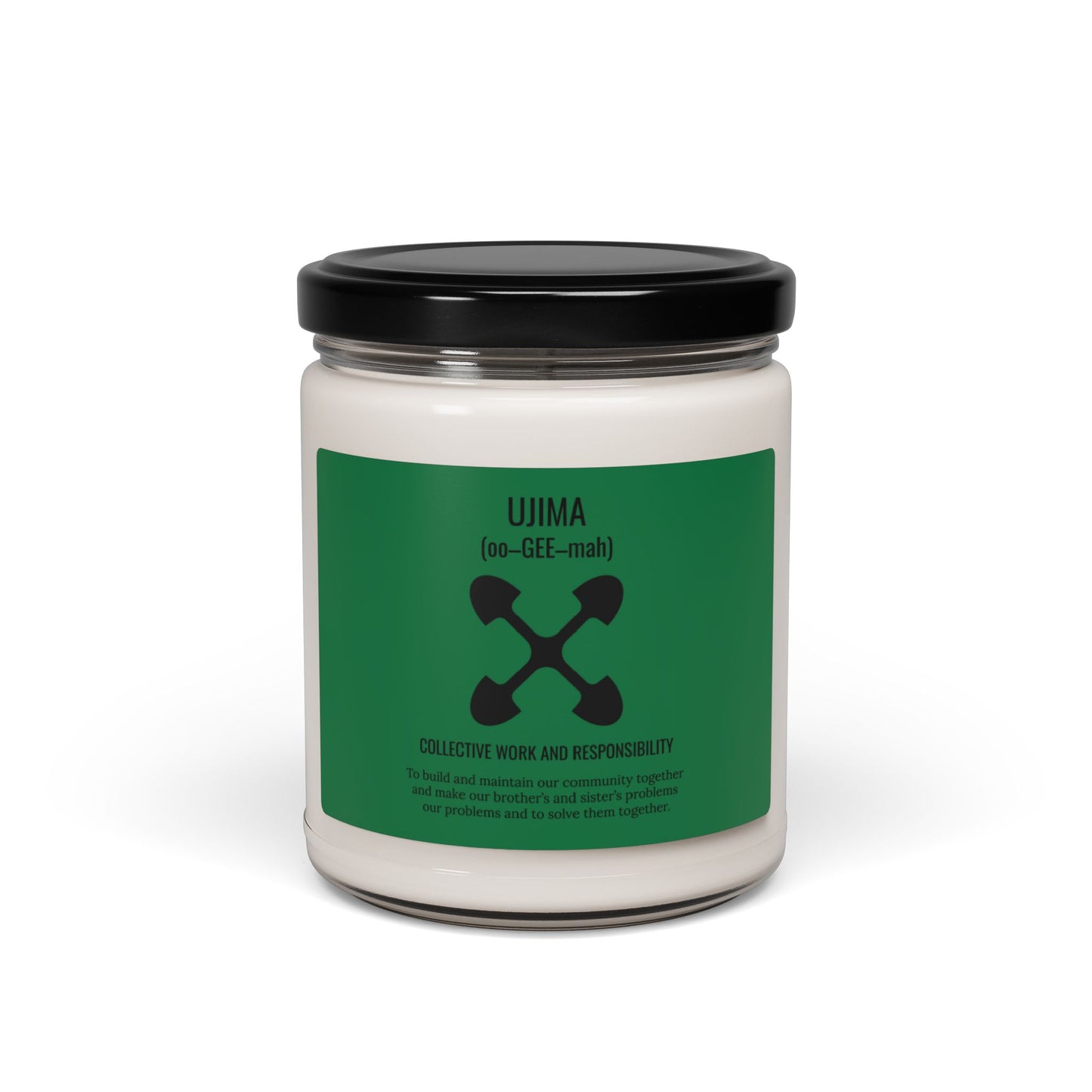 Ujima (Day 3) |Collective Work & Responsibility| Candle | (Green Label) |9 Oz