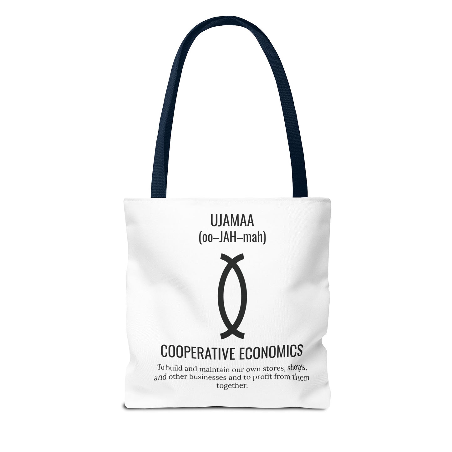 Ujamaa (Day 4) |Cooperative Economics | Tote Bag | White
