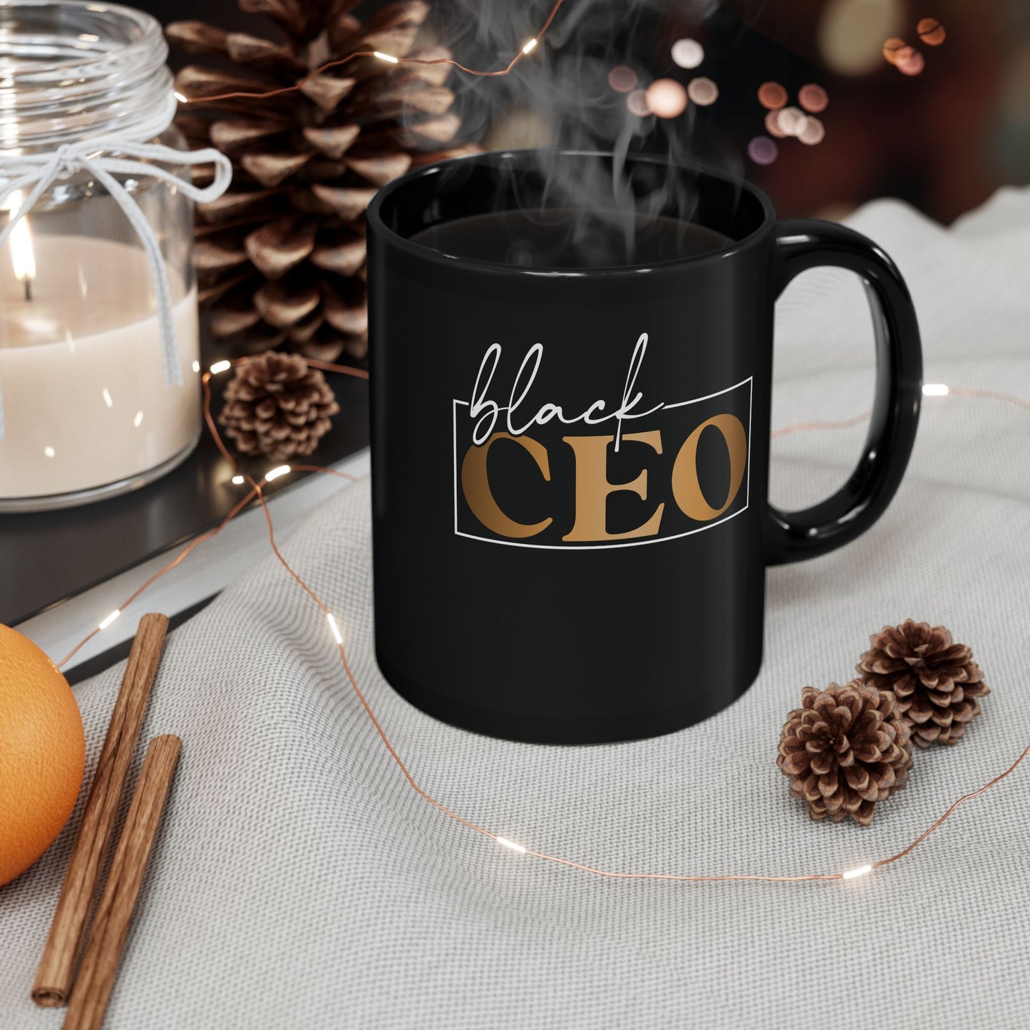 Black CEO| 11oz or 15 oz Mug| Black