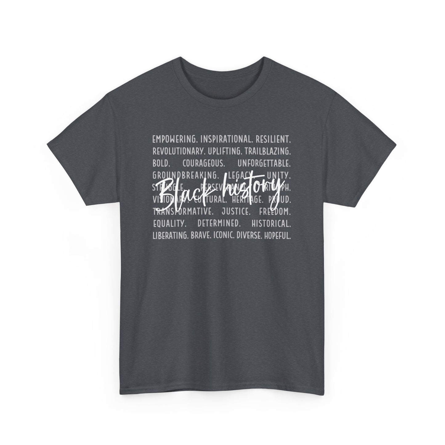 Black History - Empowerment | White Font | T-Shirt