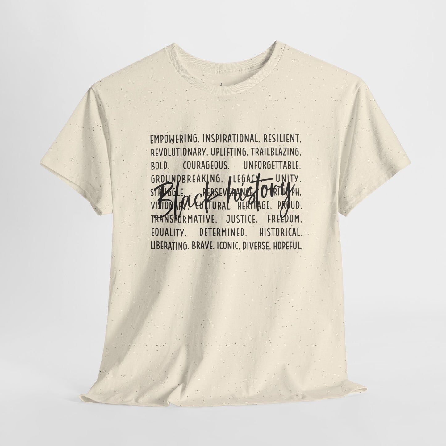 Black History - Empowerment | Black Font | T-Shirt