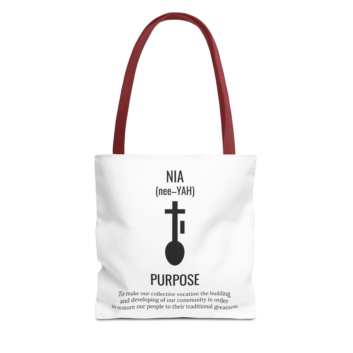 Nia (Day 5) | Purpose | Tote Bag | White