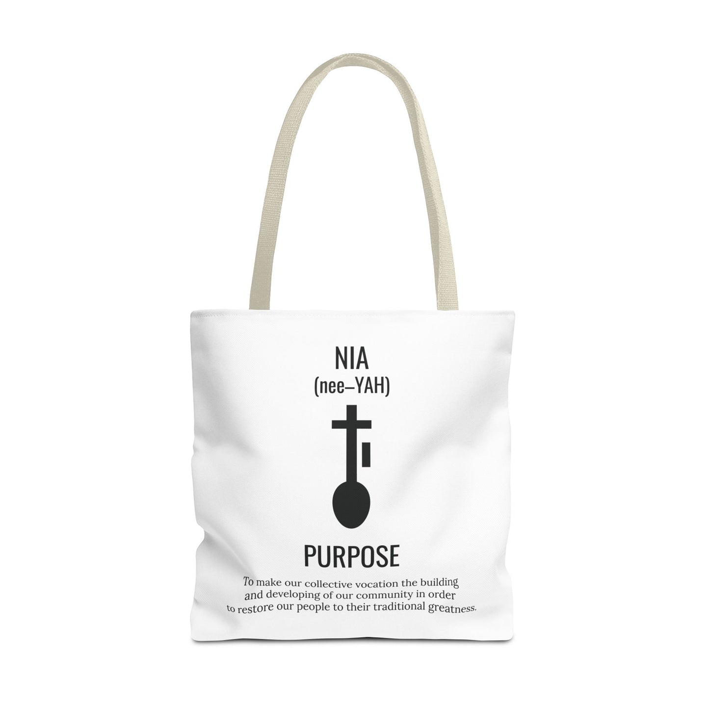 Nia (Day 5) | Purpose | Tote Bag | White