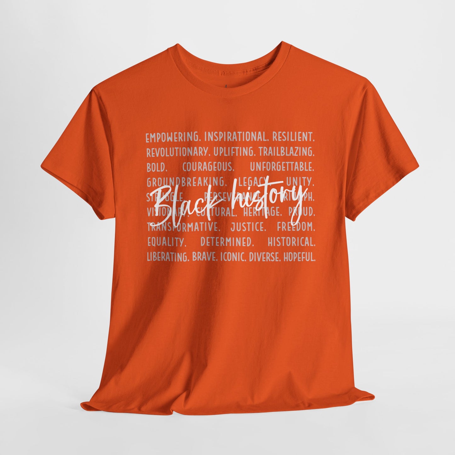 Black History - Empowerment | White Font | T-Shirt