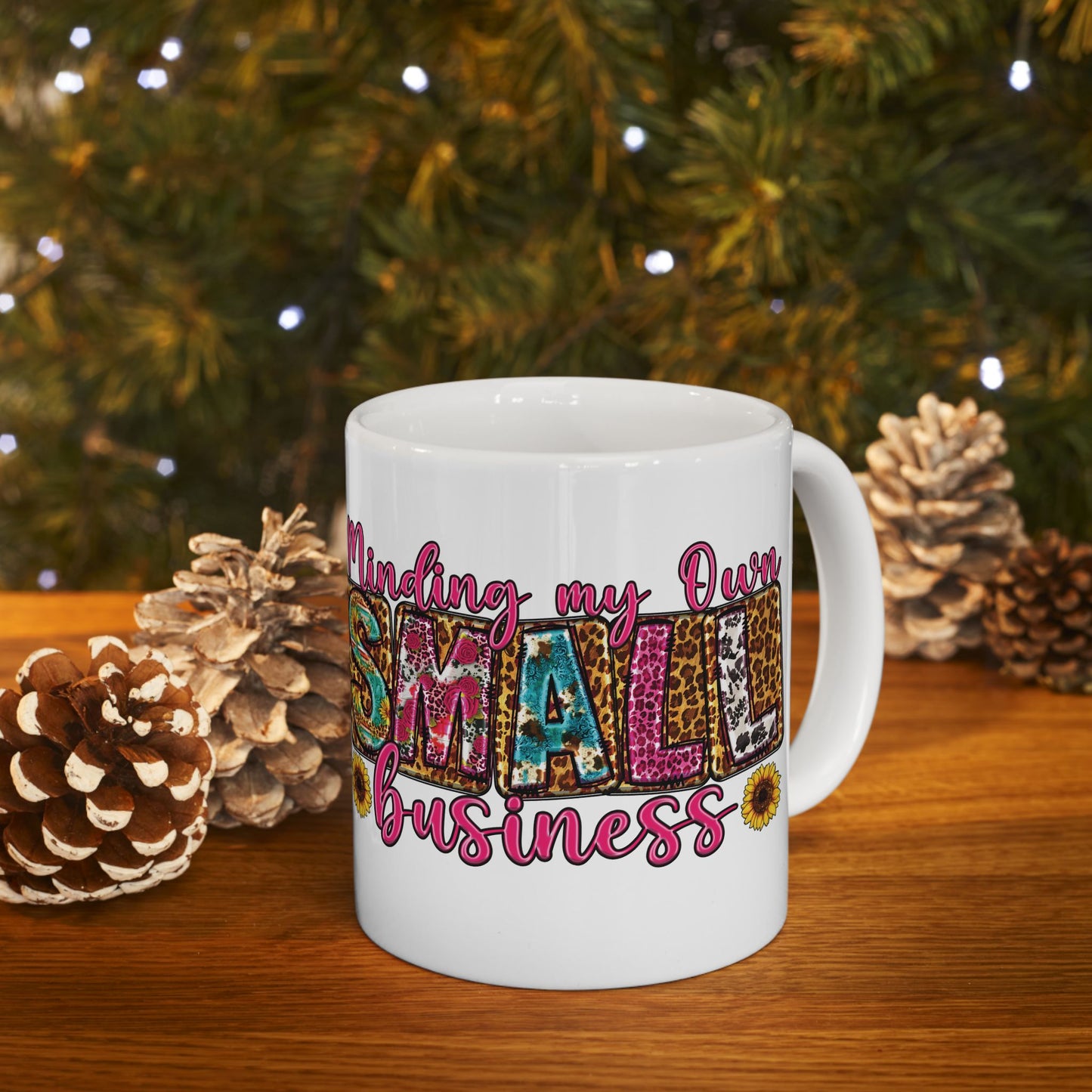 Minding My Black Owned Business | Version 3 | 11oz Mug| Black