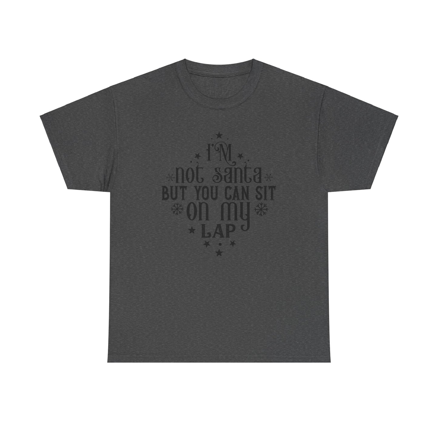 I’m Not Santa, But You Can Sit on My Lap | T-Shirt | Black Print