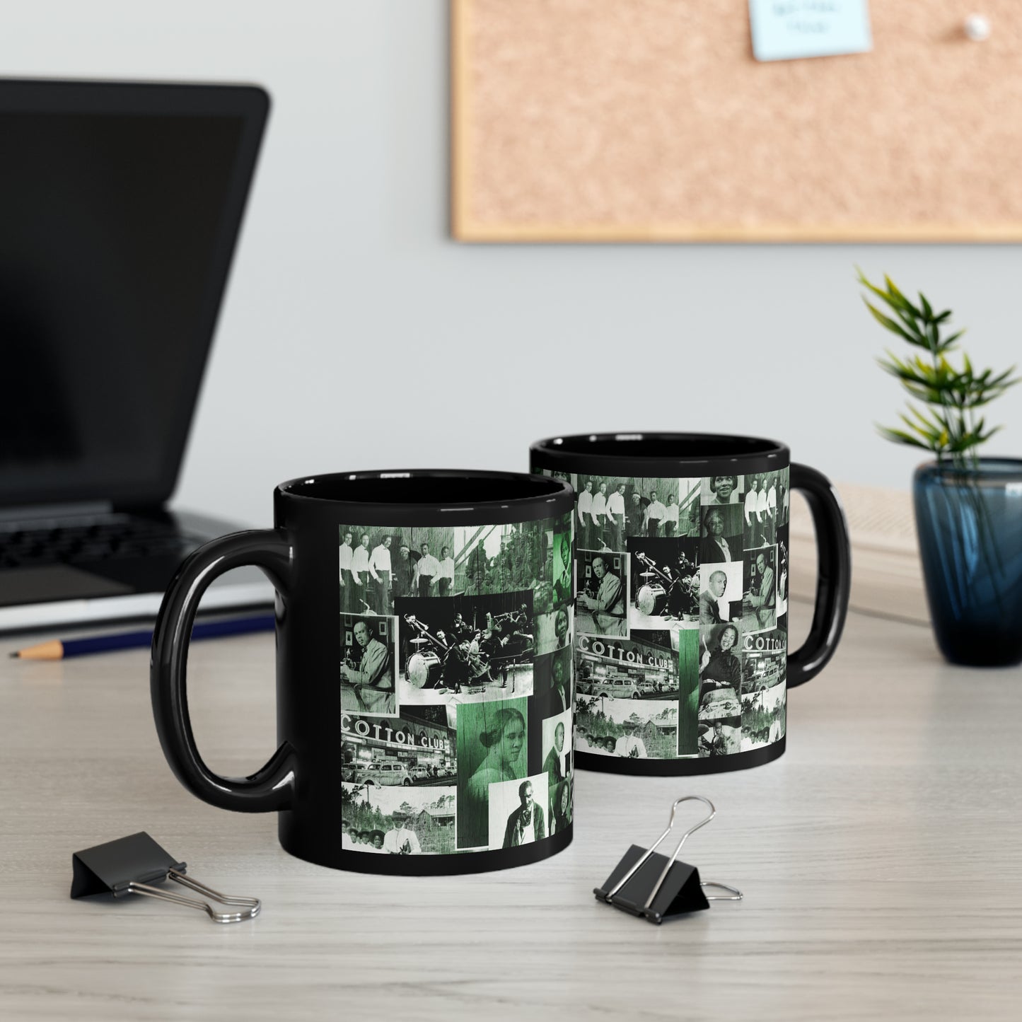 Black History 1920's Greatness (Green) (Black Version) |Coffee & Tea Mug | Full Print| 11 Oz.