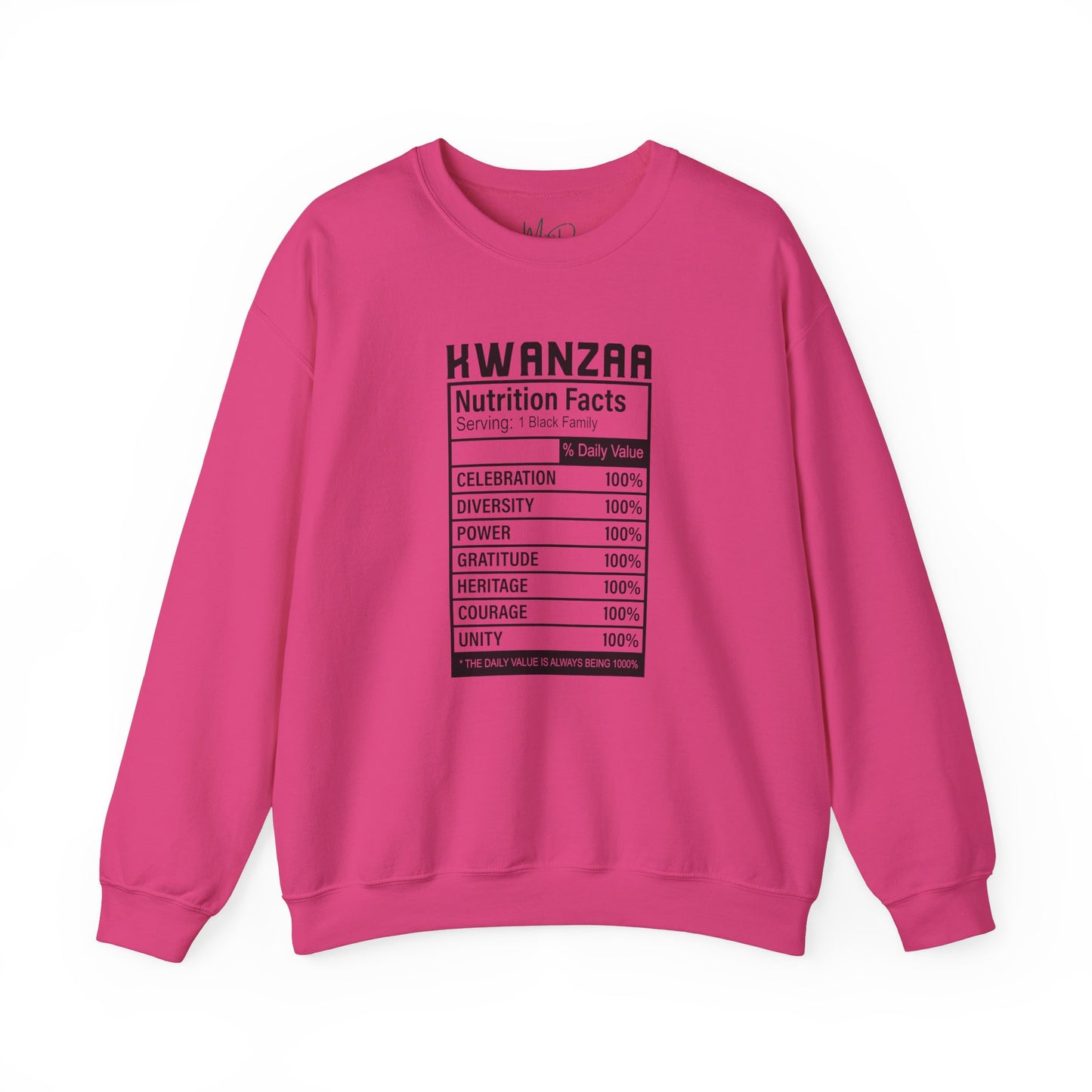 Kwanza Nutritional Facts | Sweatshirt
