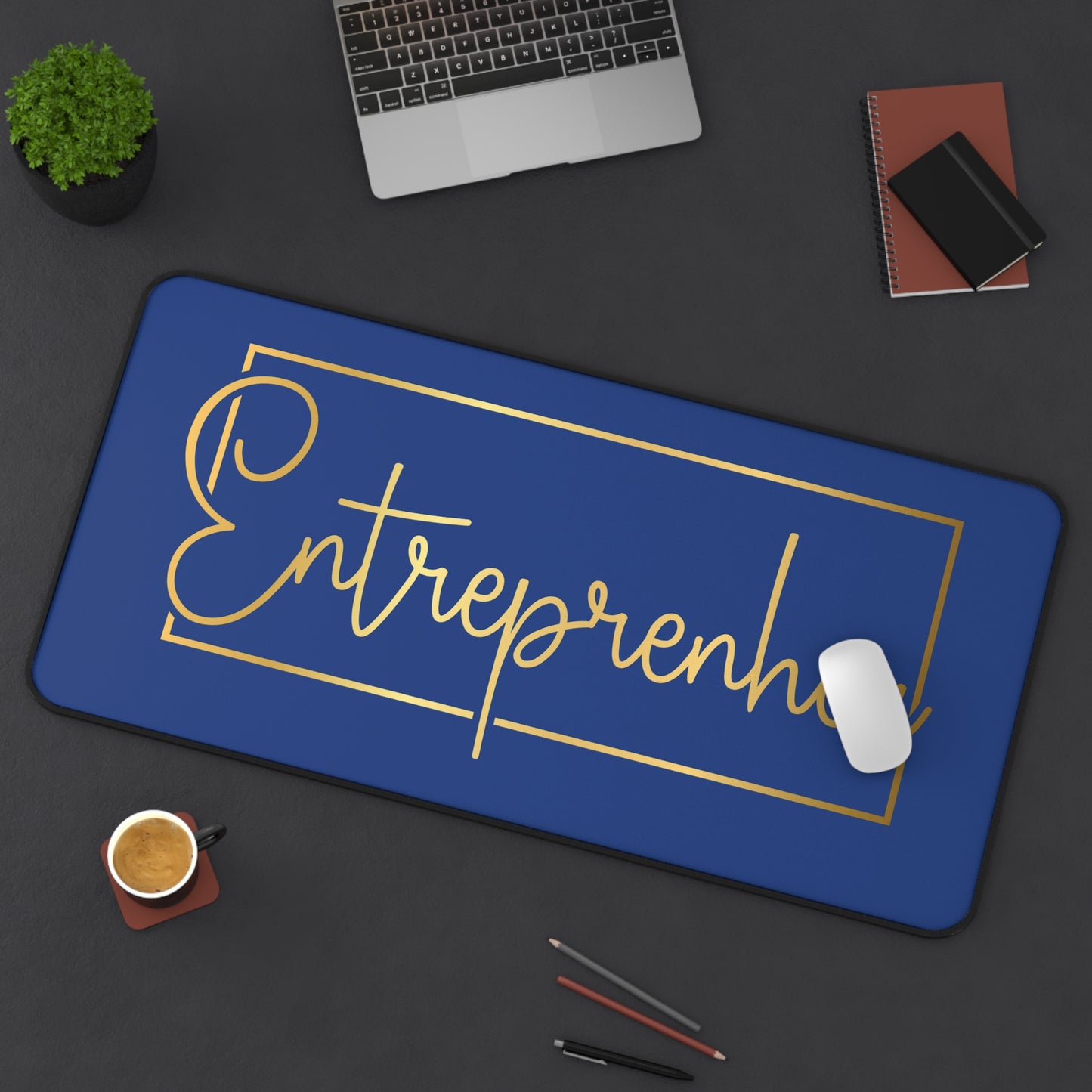 Entrepreneur | Desk Mat | Blue