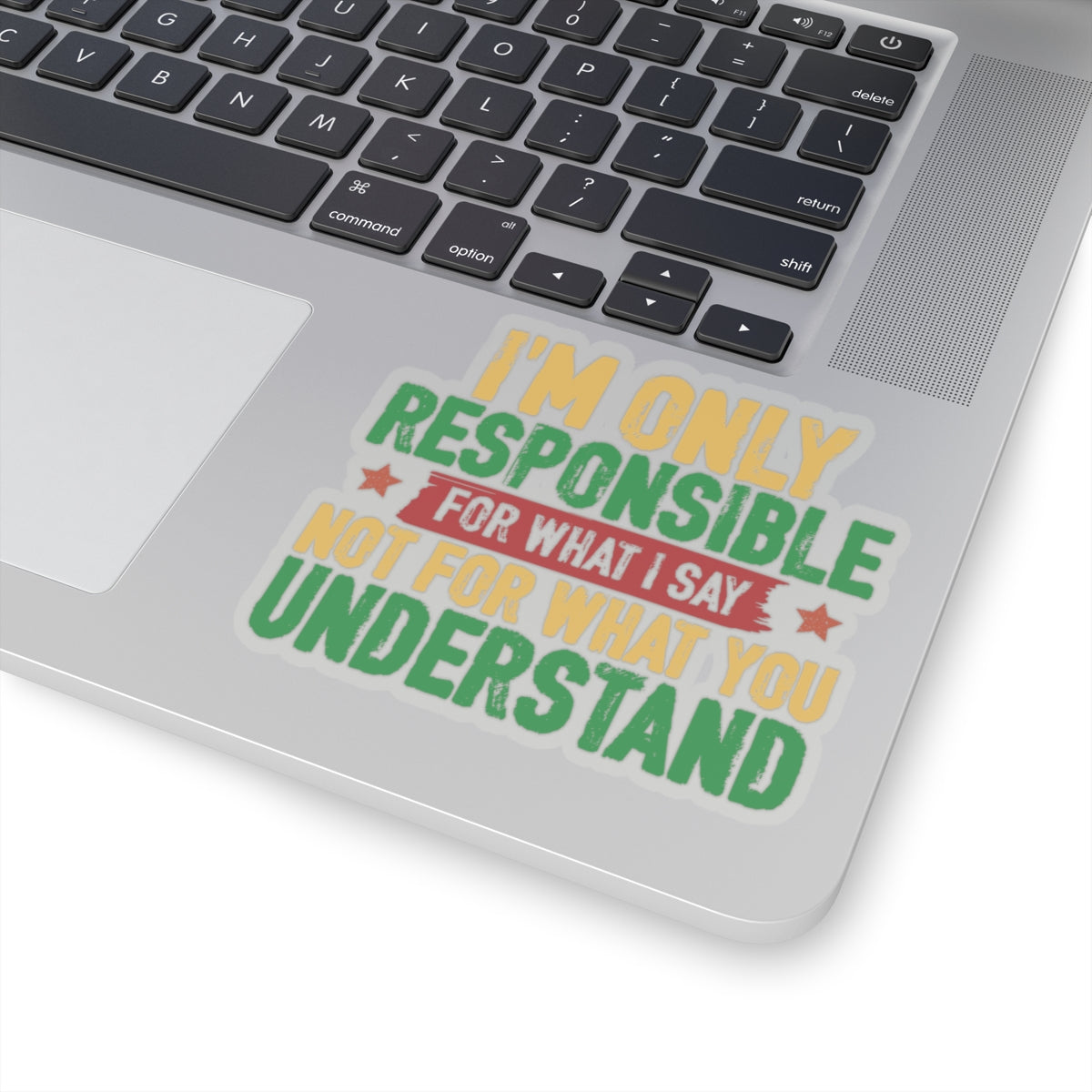 I’m Only Responsible For What I Say | Kriss-Cut Stickers