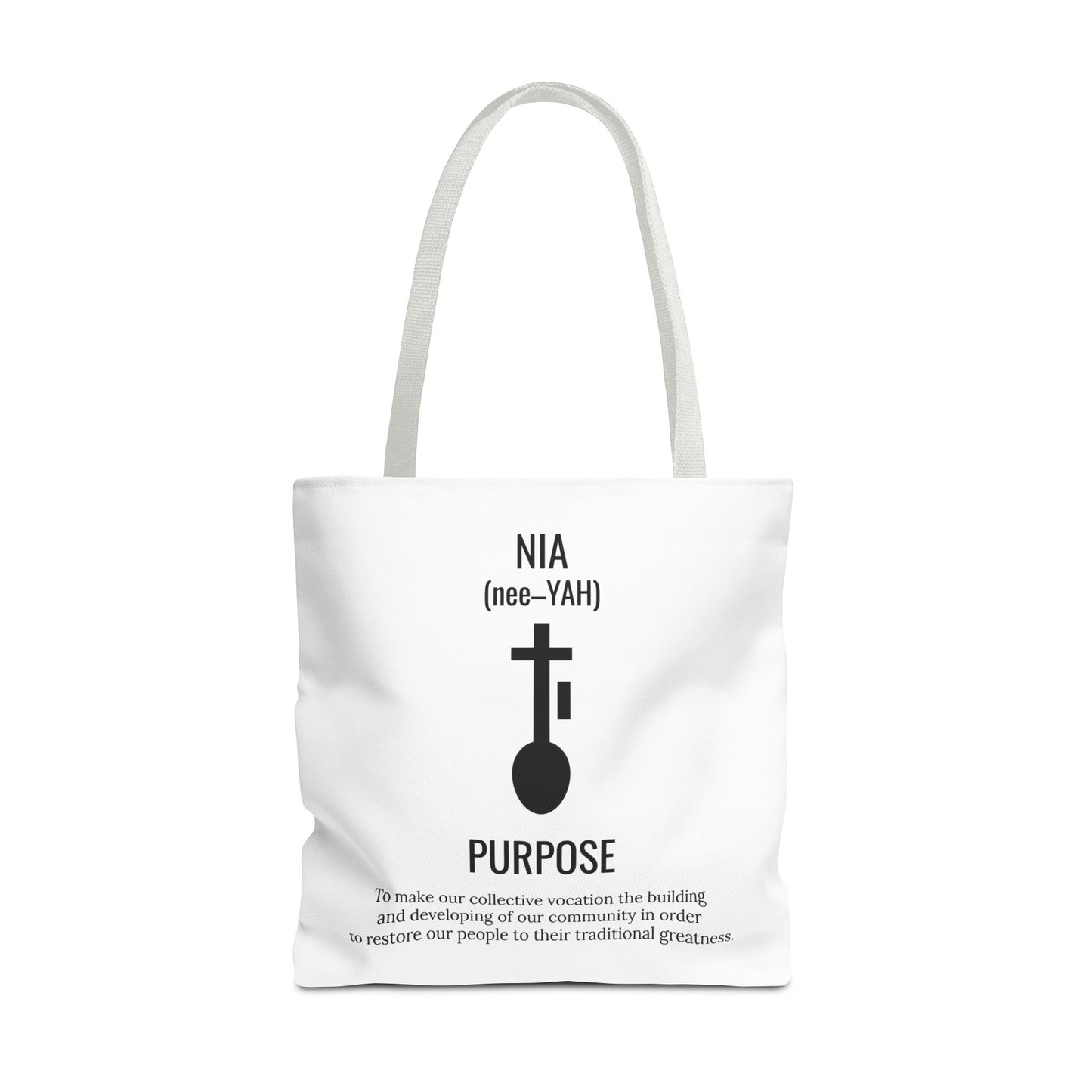 Nia (Day 5) | Purpose | Tote Bag | White