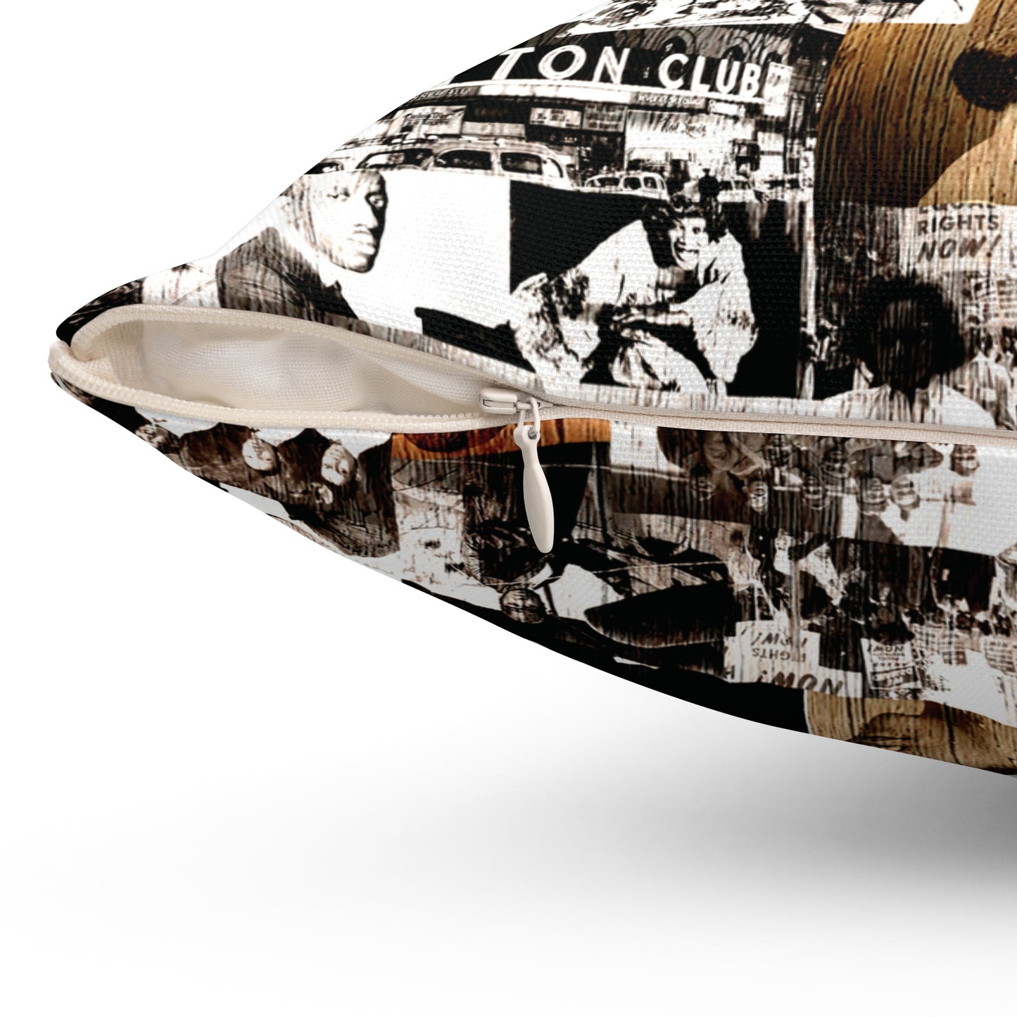 Black History 1920's Greatness | Square Pillow |Brown