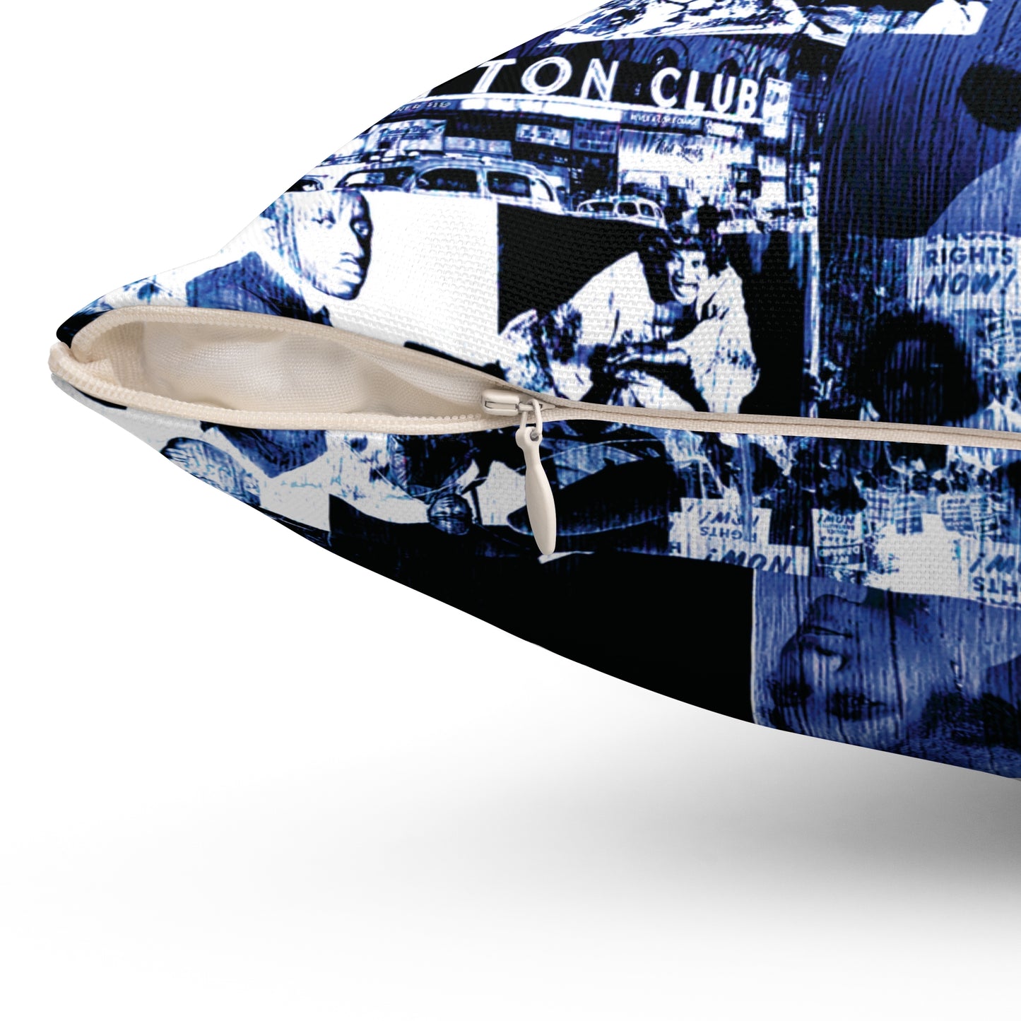 Black History 1920's Greatness | Square Pillow |Blue