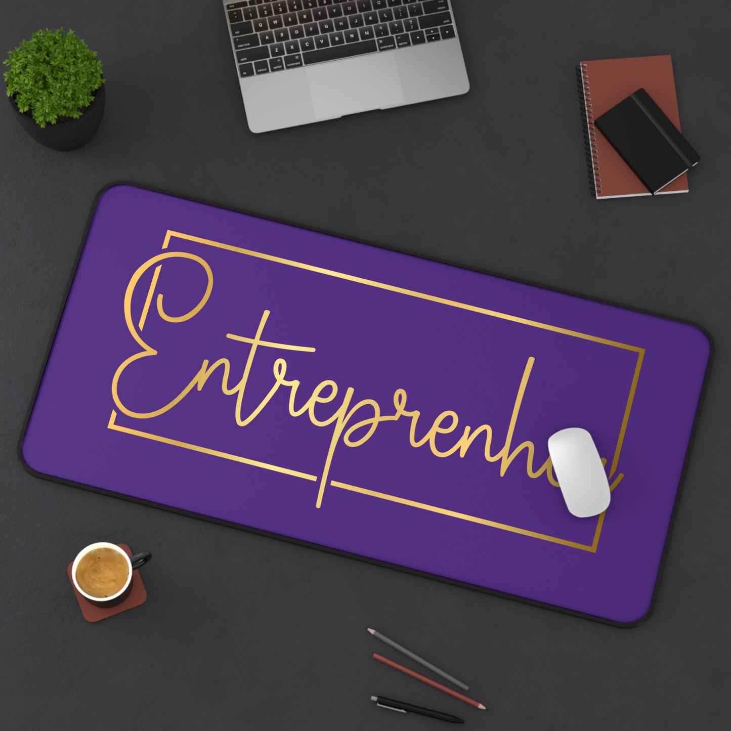 Entrepreneur | Desk Mat | Purple