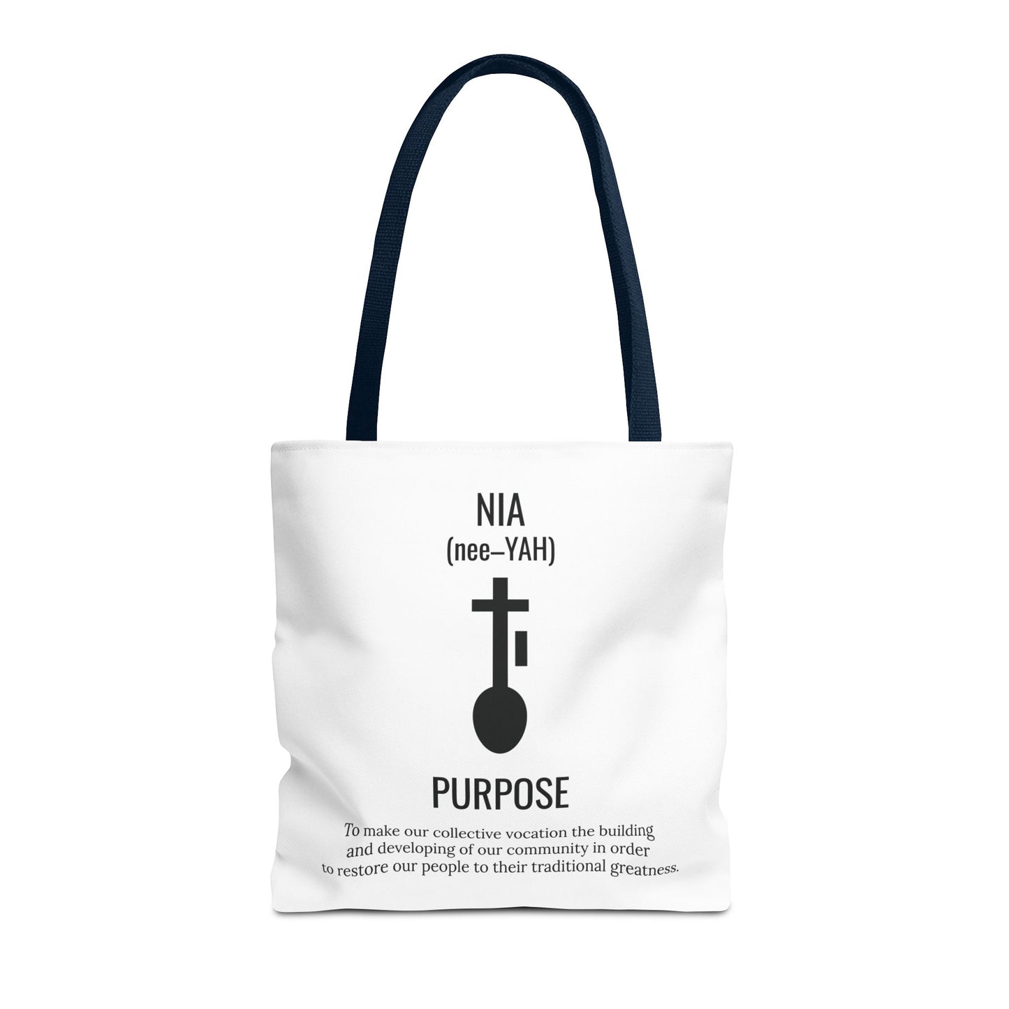 Nia (Day 5) | Purpose | Tote Bag | White