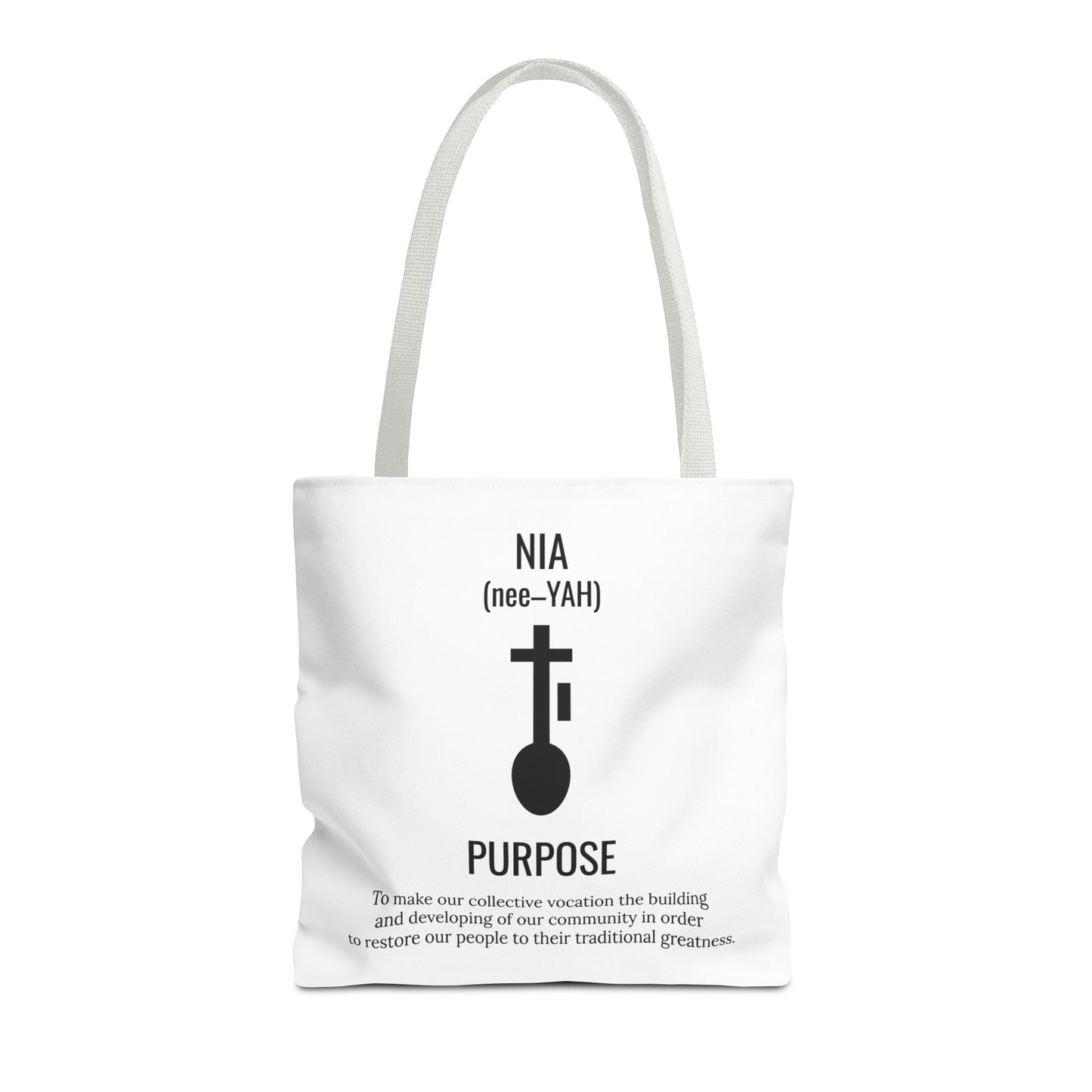 Nia (Day 5) | Purpose | Tote Bag | White
