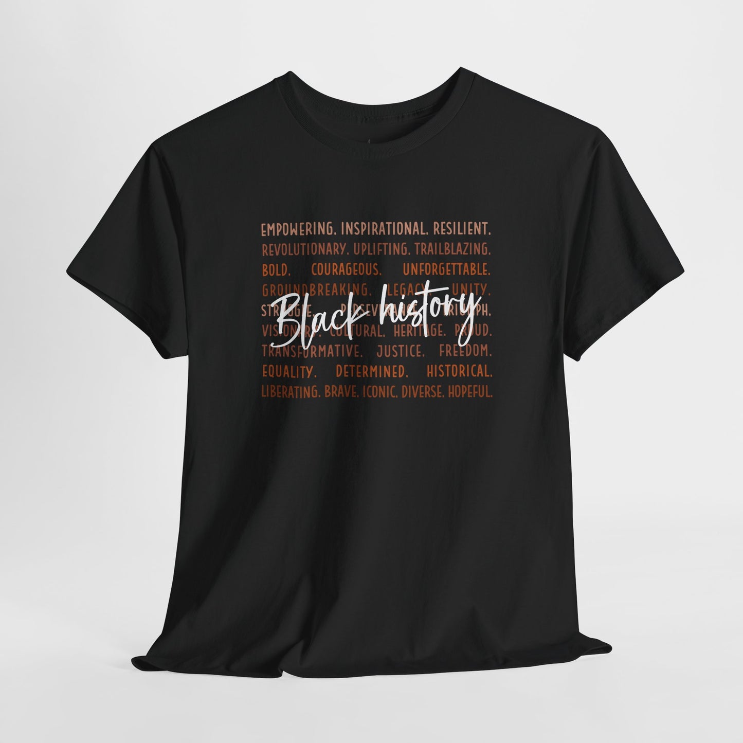 Black History - Empowerment | Brown Font | T-Shirt
