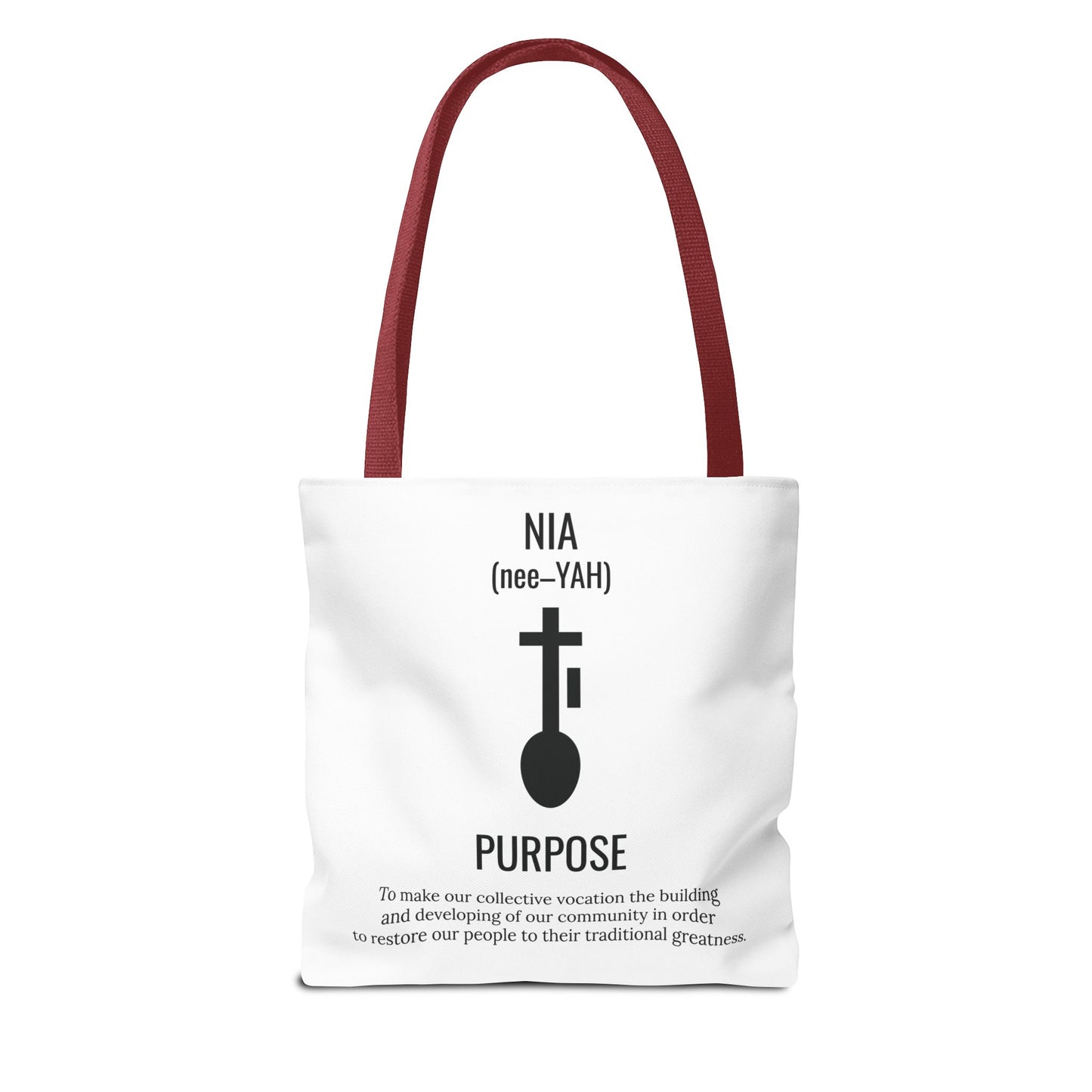 Nia (Day 5) | Purpose | Tote Bag | White