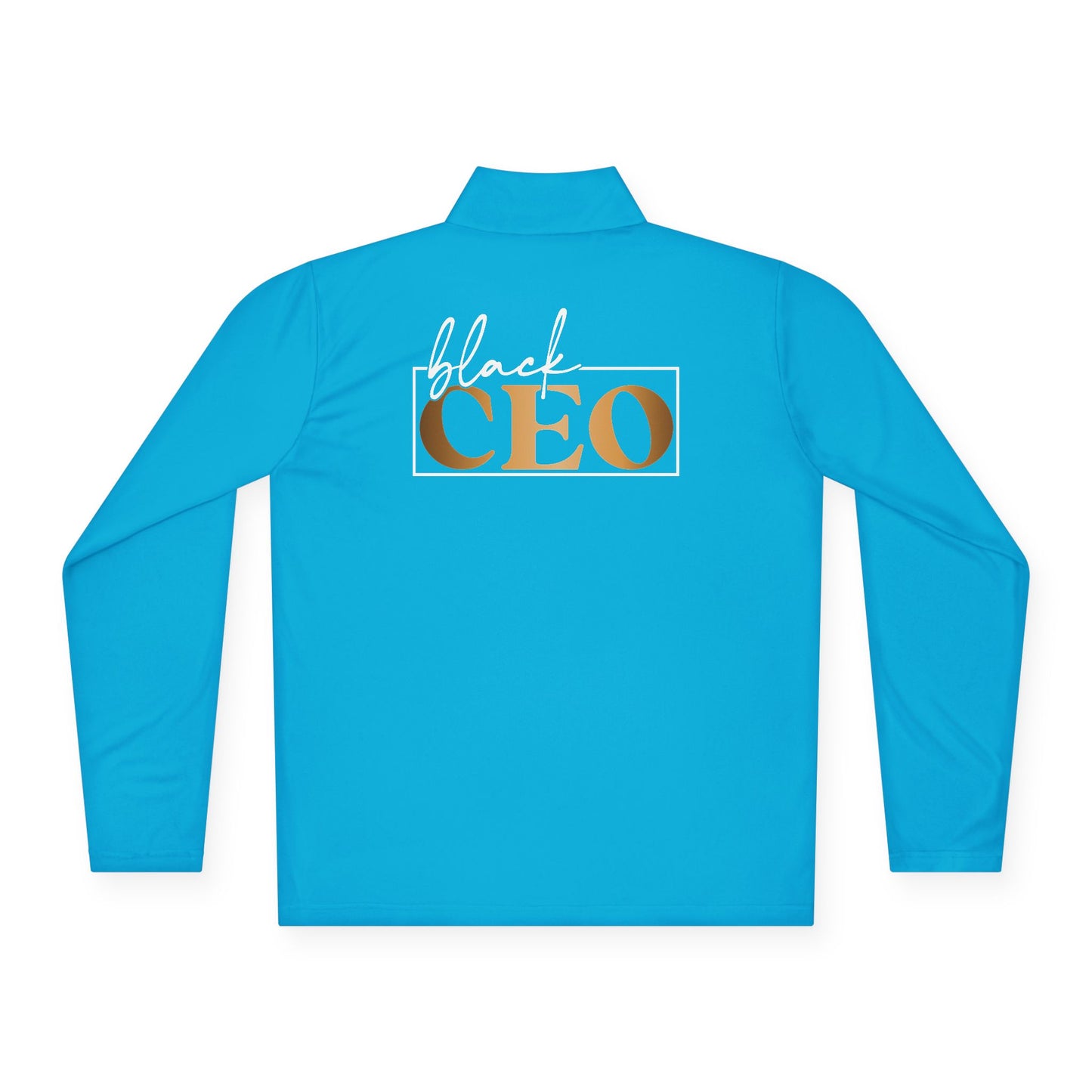 Black CEO |Quarter Zip Pullover| 2-Sided Print