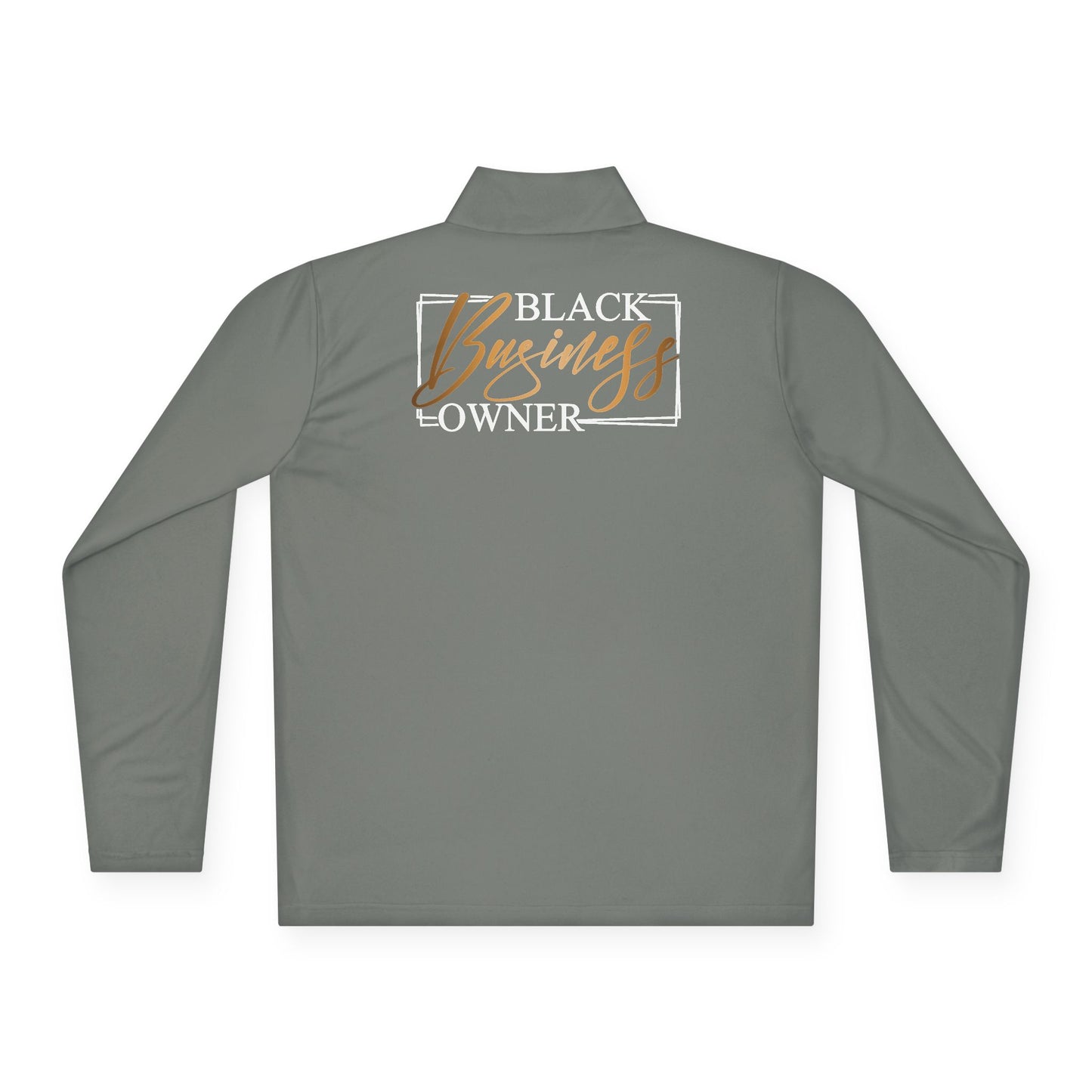 Black Business Owner |Quarter Zip Pullover| 1-Sided Print