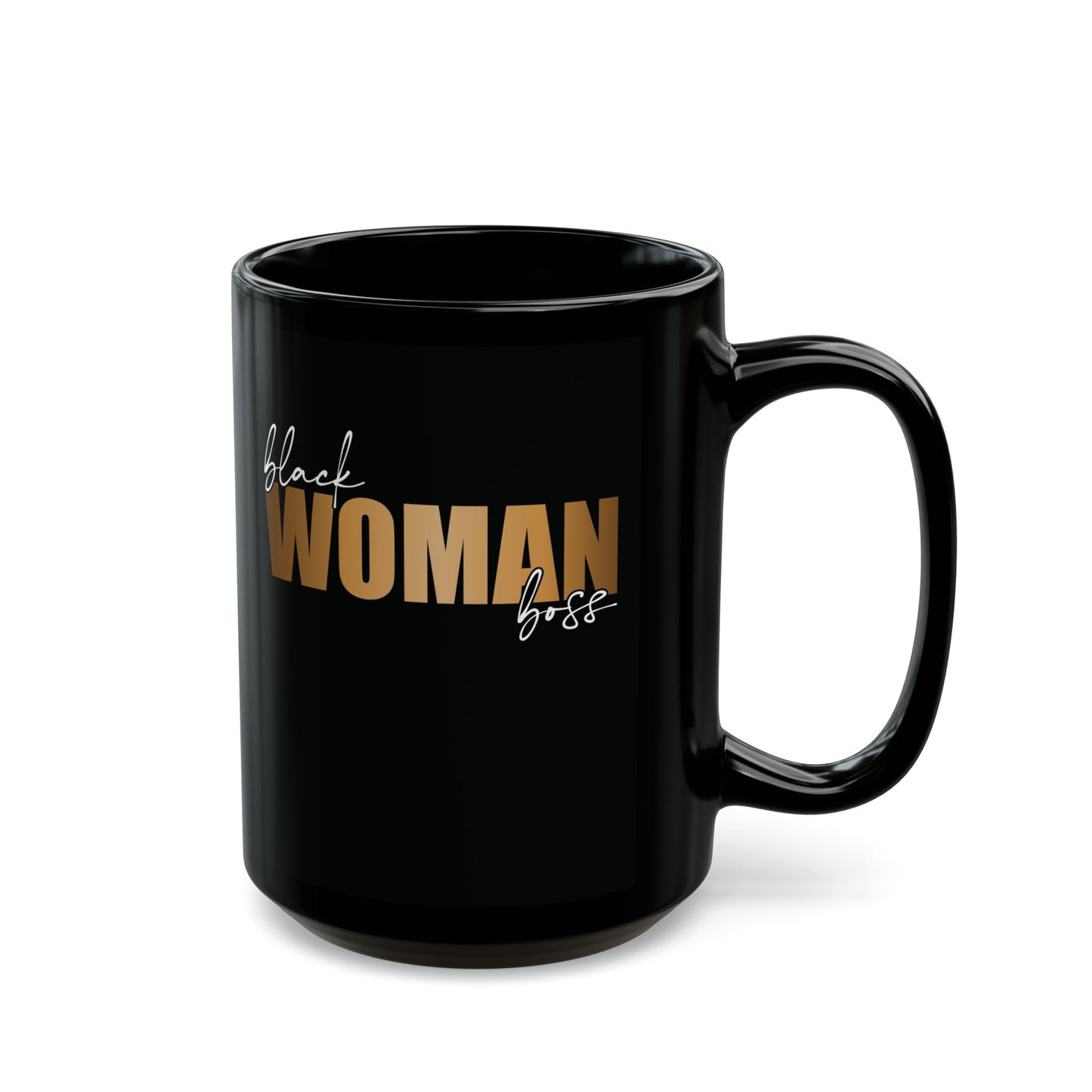 Black Women Boss| 11oz or 15 oz Mug| Black
