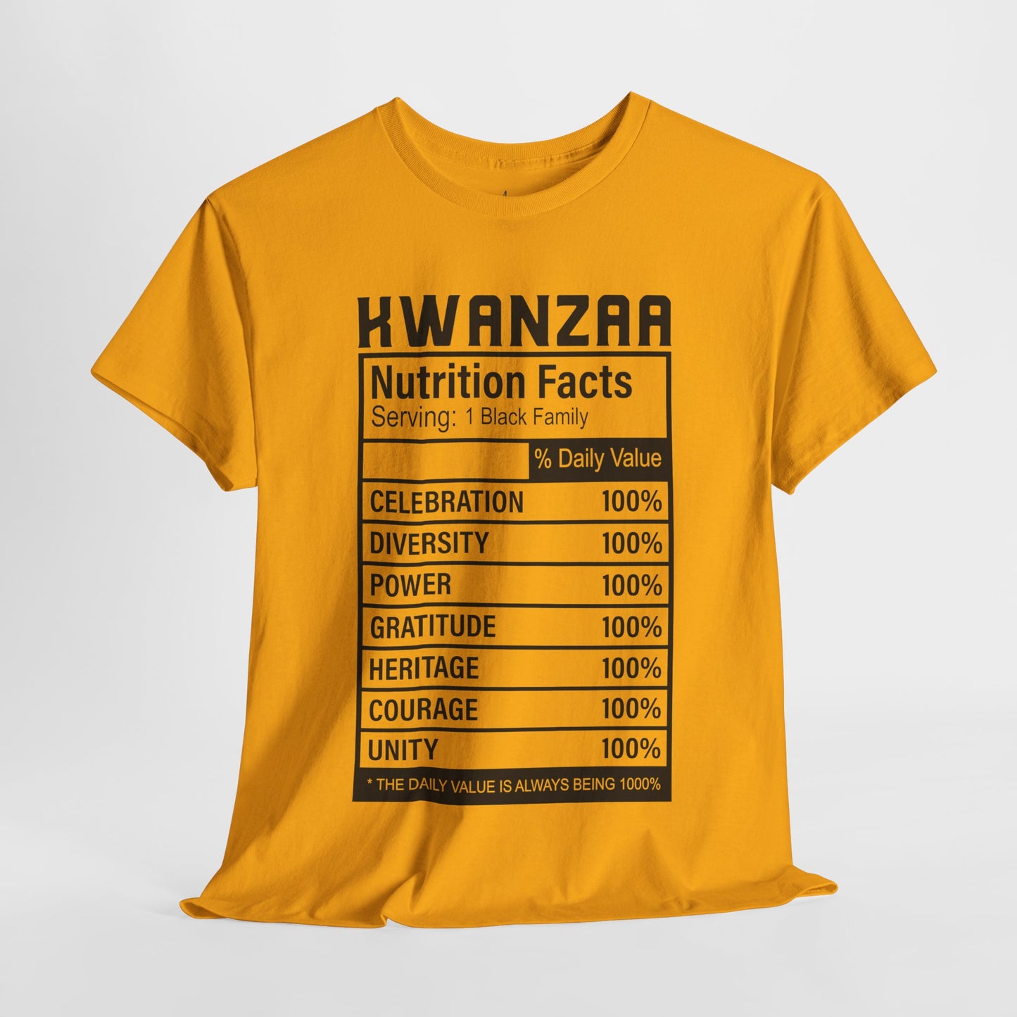 Kwanza Nutritional Facts | T-Shirt