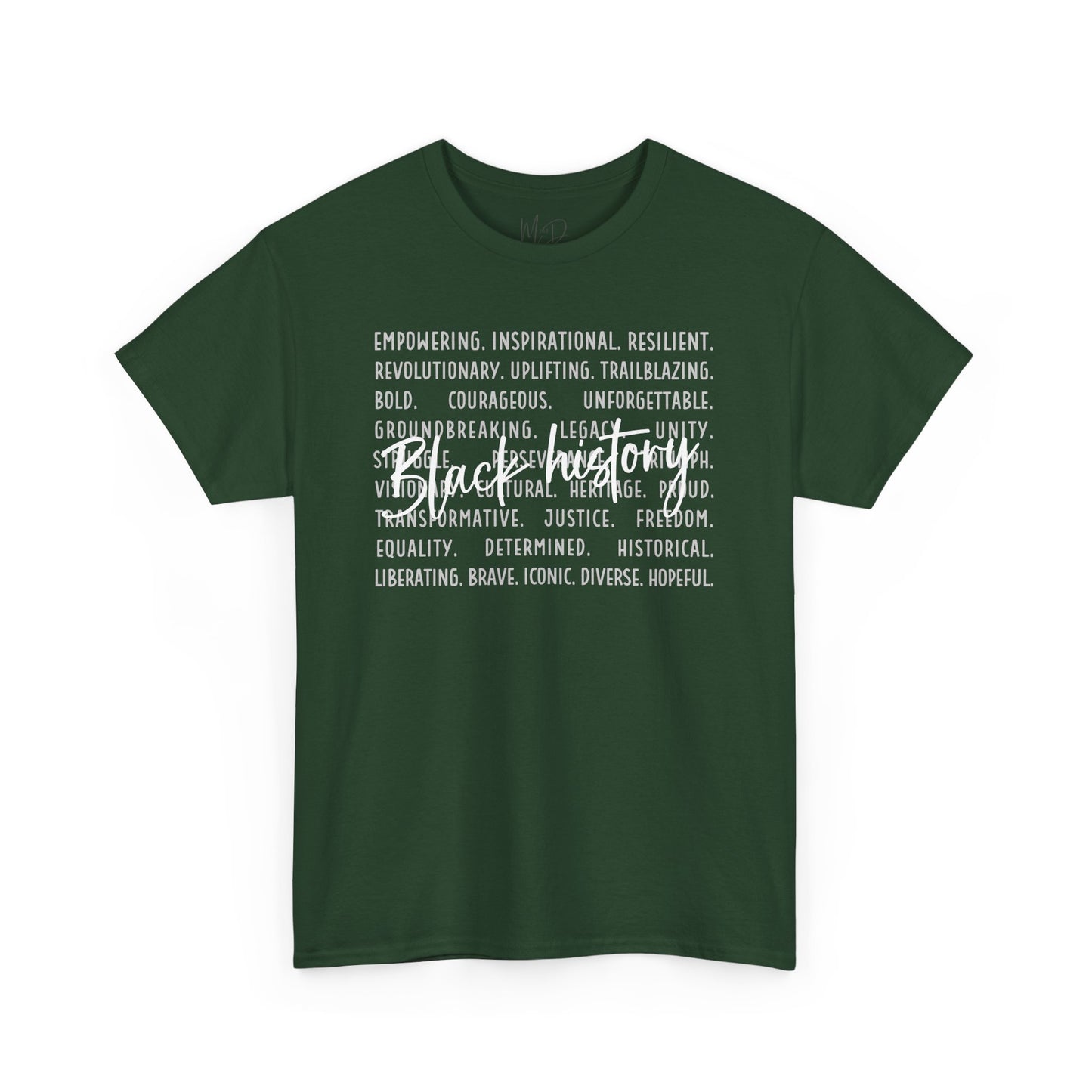 Black History - Empowerment | White Font | T-Shirt