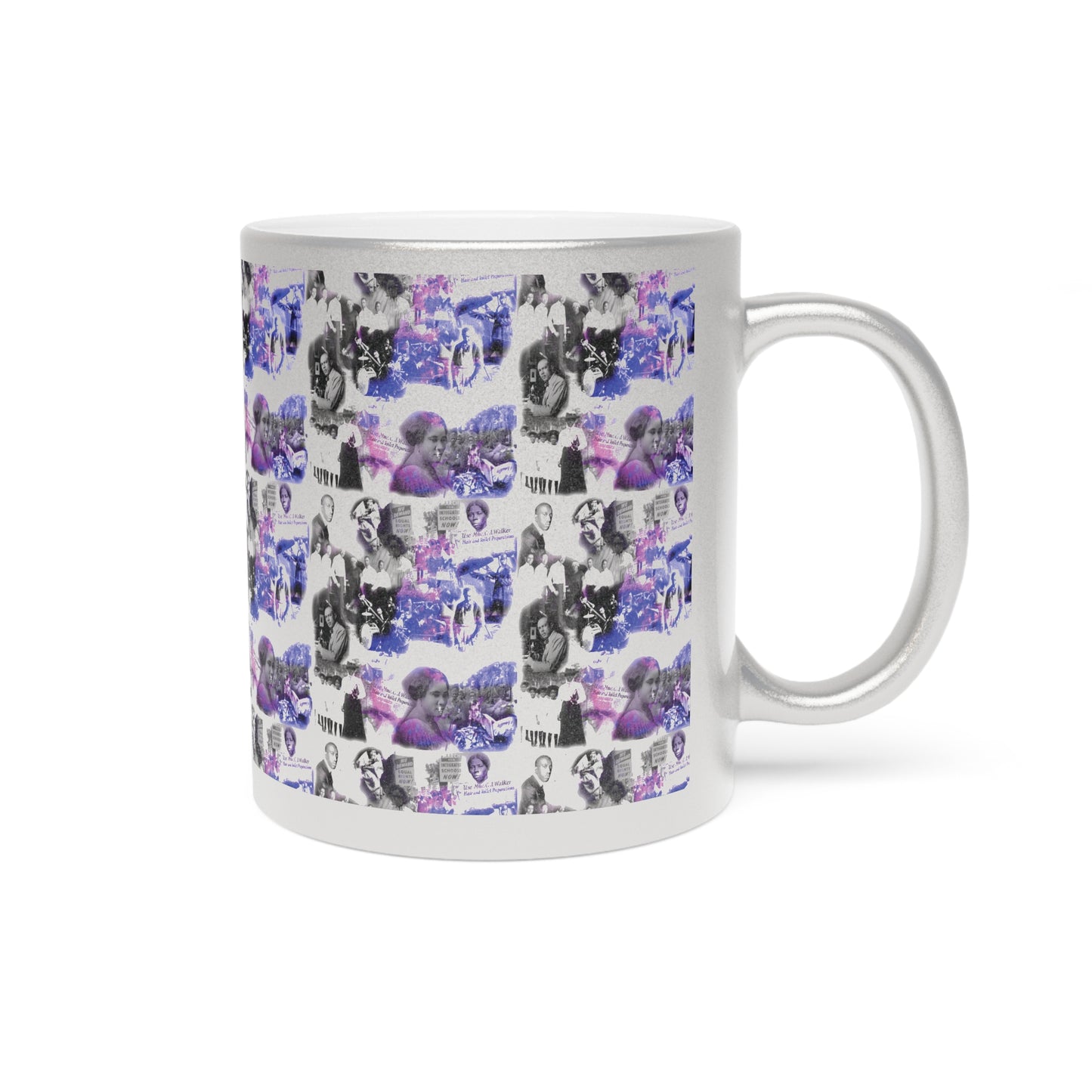 Black History 1920's Greatness (Purple) (Silver Metallic Version) |Coffee & Tea Mug | Full Print| 11 Oz.