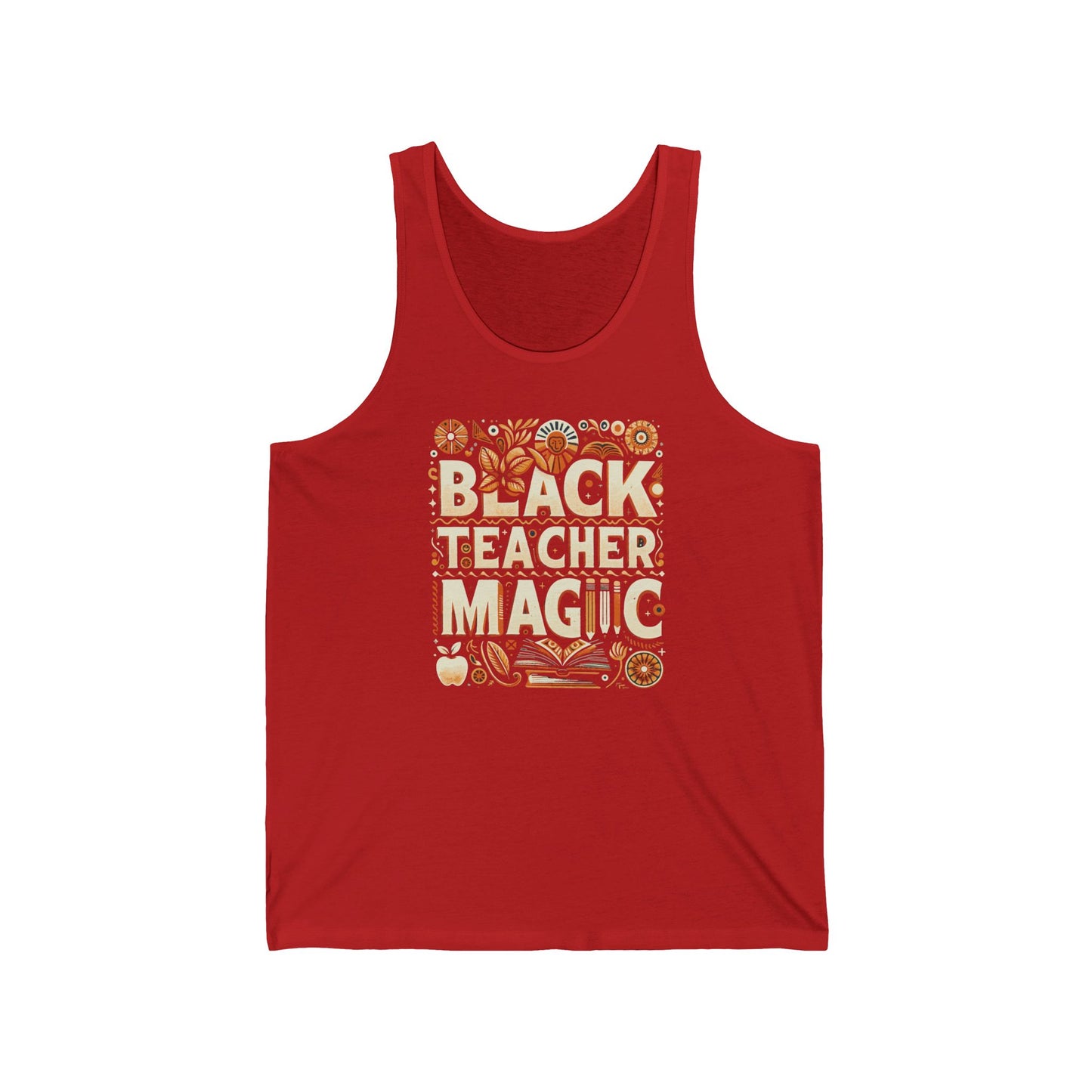 Black Teacher Magic (Fall) Tank Top Unisex