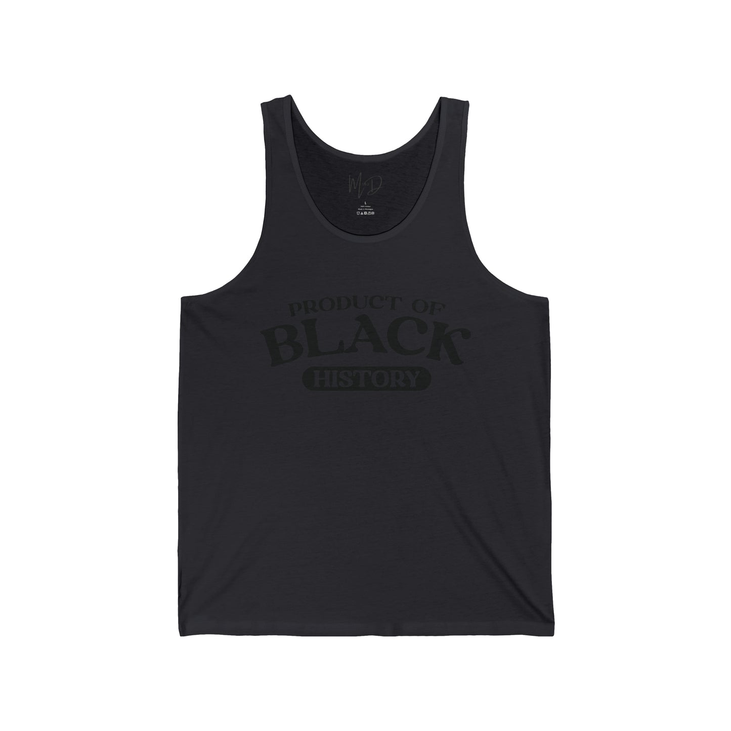 Product of Black History Unisex Tank Top