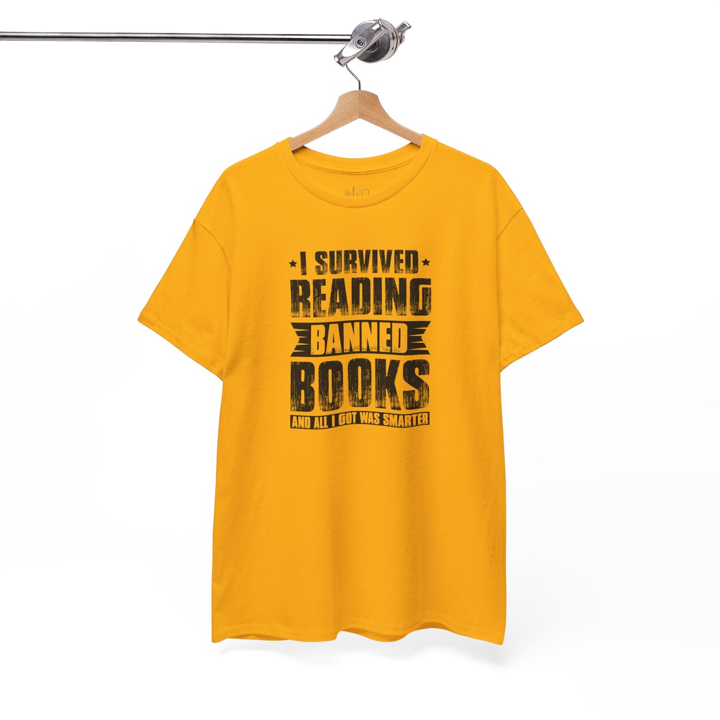 I Survived Reading Banned Books |T-Shirt| Black