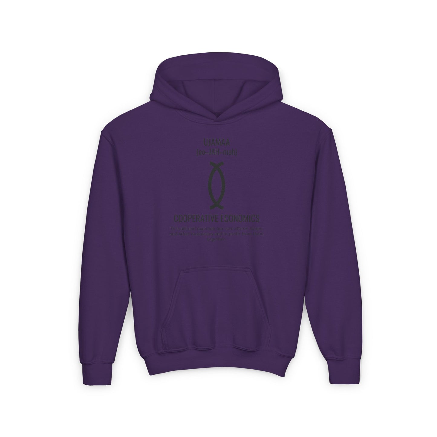 Ujamaa (Day 4) |Cooperative Economics | Youth Hooded Sweatshirt