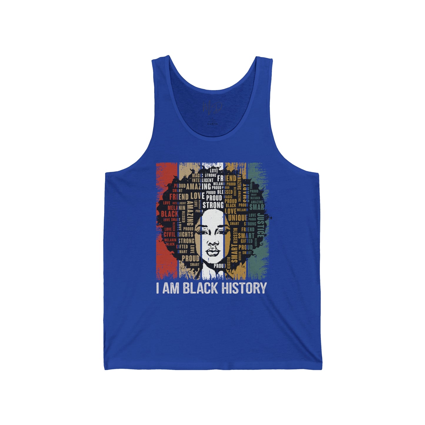 I Am Black History T-Shirt. Tank Top Unisex