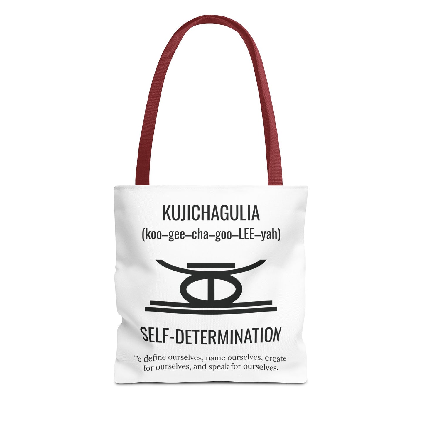 Kujichagulia (Day 2) | Self Determination | Tote Bag | White