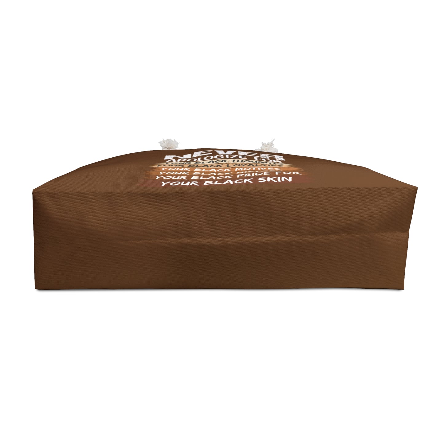 Never Apologize For…..| Weekender Bag| Brown