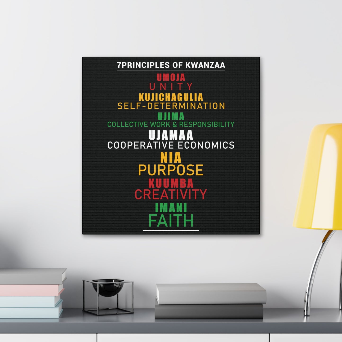 Kwanza Principles | Canvas Gallery Wrap