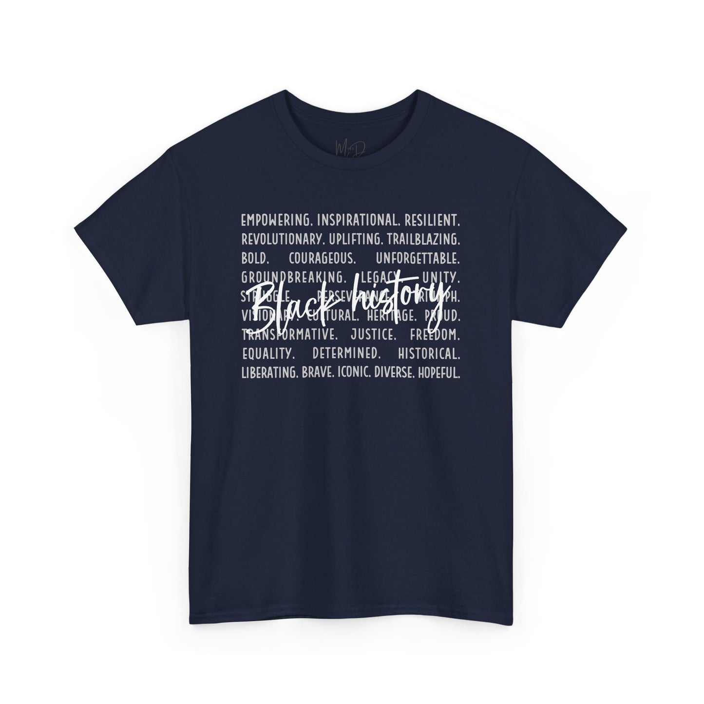 Black History - Empowerment | White Font | T-Shirt