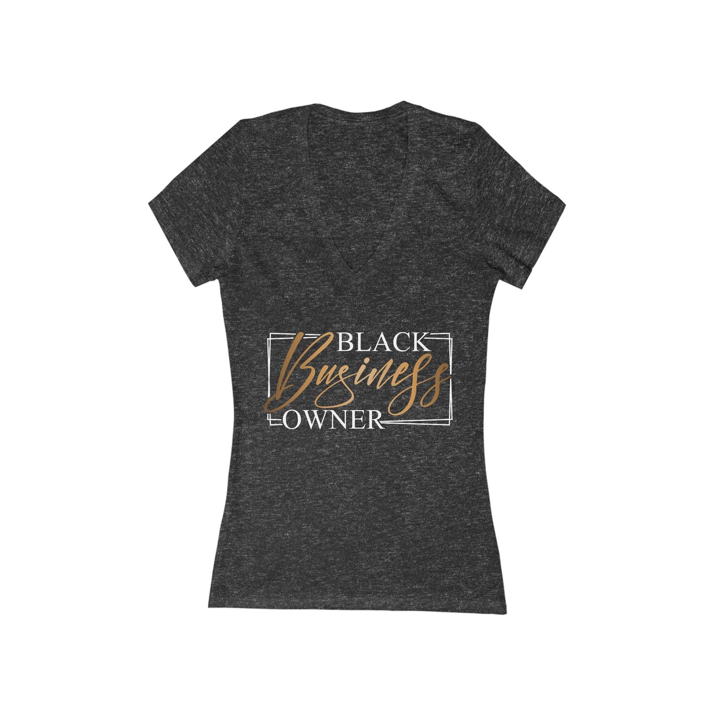 Black Business Owner | Women's Short Sleeve Deep V-Neck T