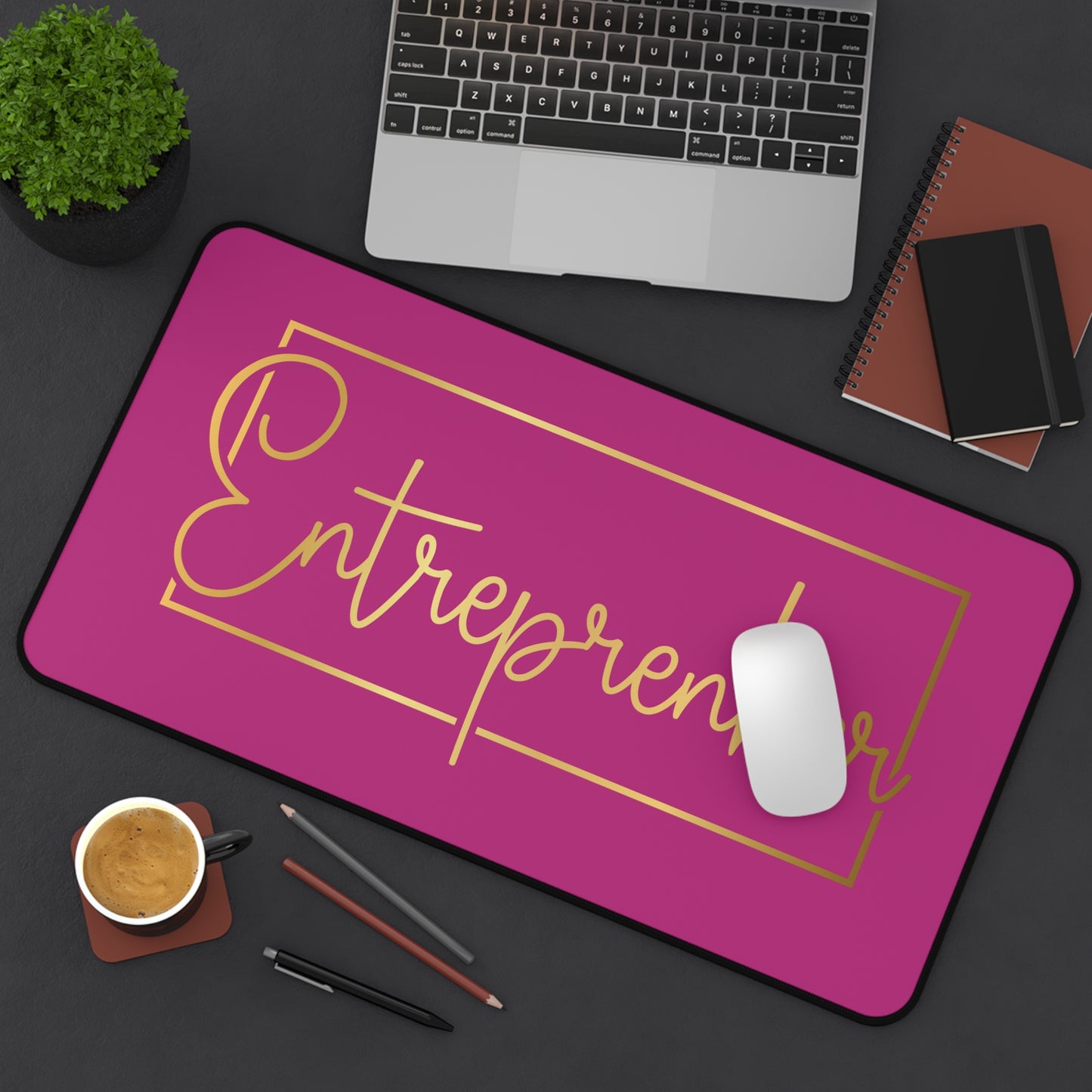 Entrepreneur | Desk Mat | Pink