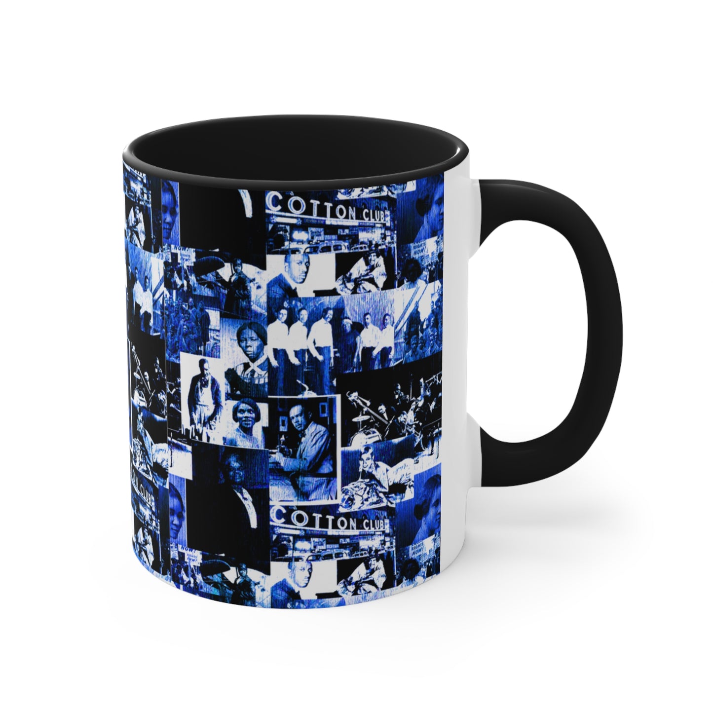 Black History 1920's Greatness (Blue) (Accent Mug) |Coffee & Tea Mug | Full Print| 11 Oz.